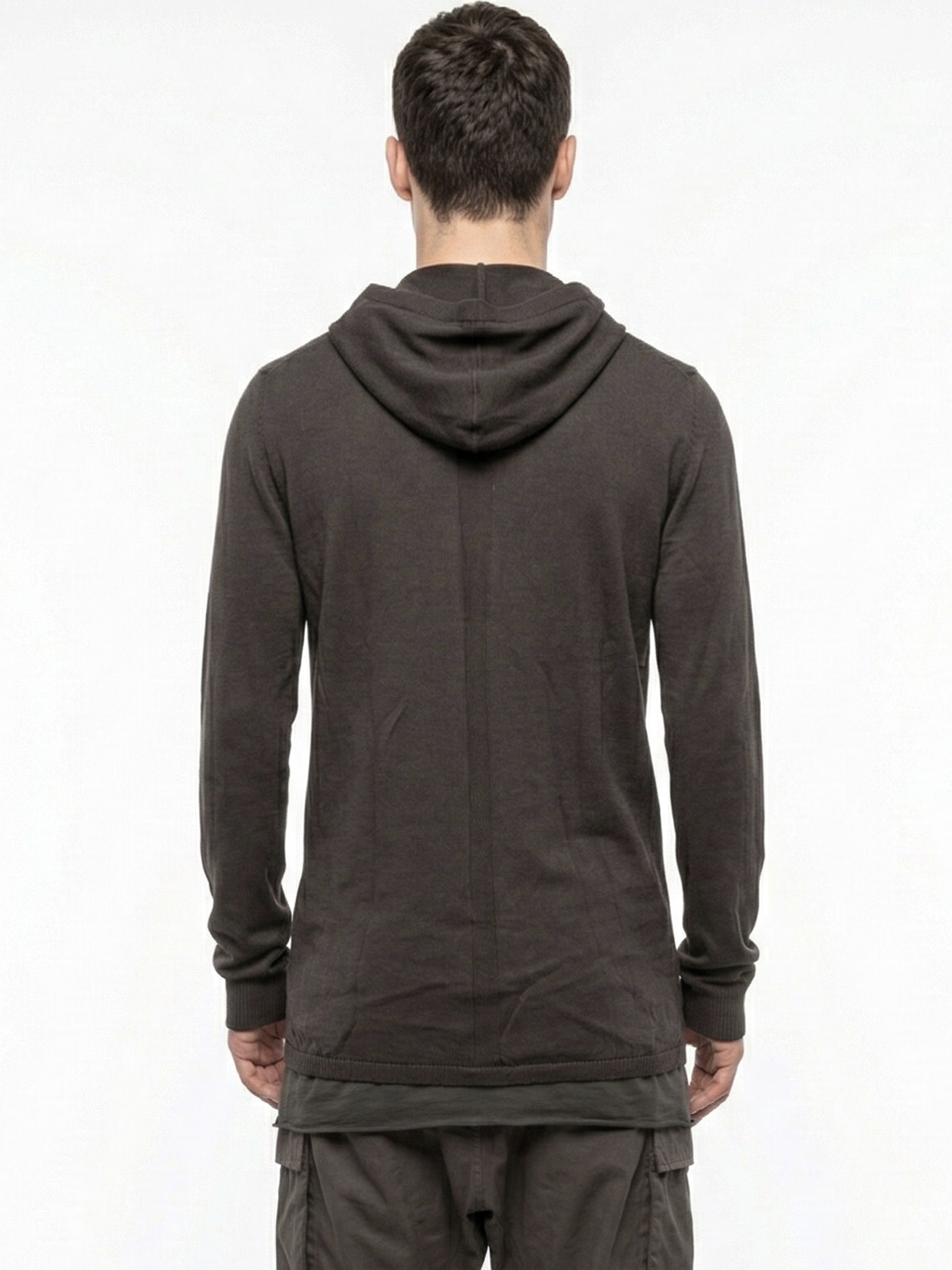 Rick Owens Cashmere Light Sweater Hoodie Size US XL / EU 56 / 4 - 2 Thumbnail