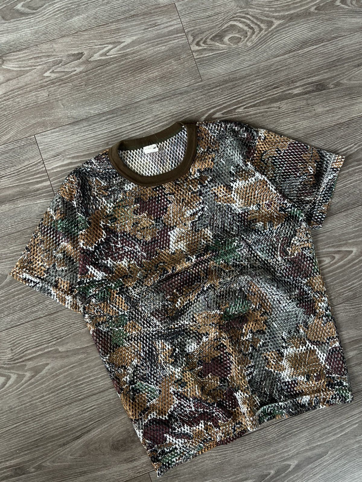 Other Vintage Transparent Hunt Camo Trees Colourway Perforated Tee Size US M / EU 48-50 / 2 - 7 Thumbnail