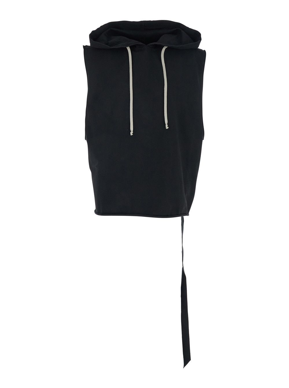 Rick Owens Drkshdw Black Cotton Hoodie for Men Size US S / EU 44-46 / 1 - 1 Thumbnail