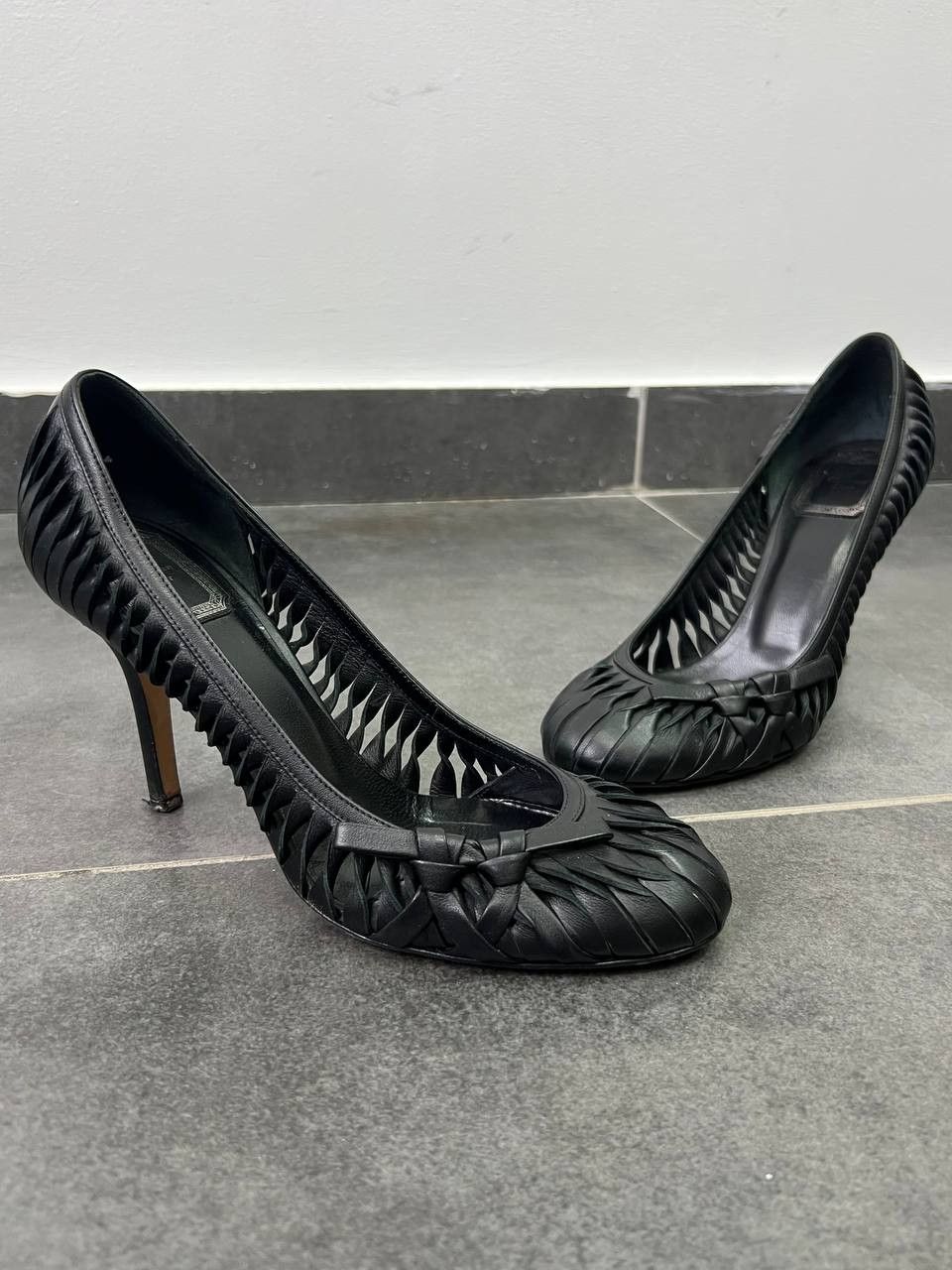 Dior Archive Dior bow CD couchette y2k heels Size US 6.5 / IT 36.5 - 1 Thumbnail