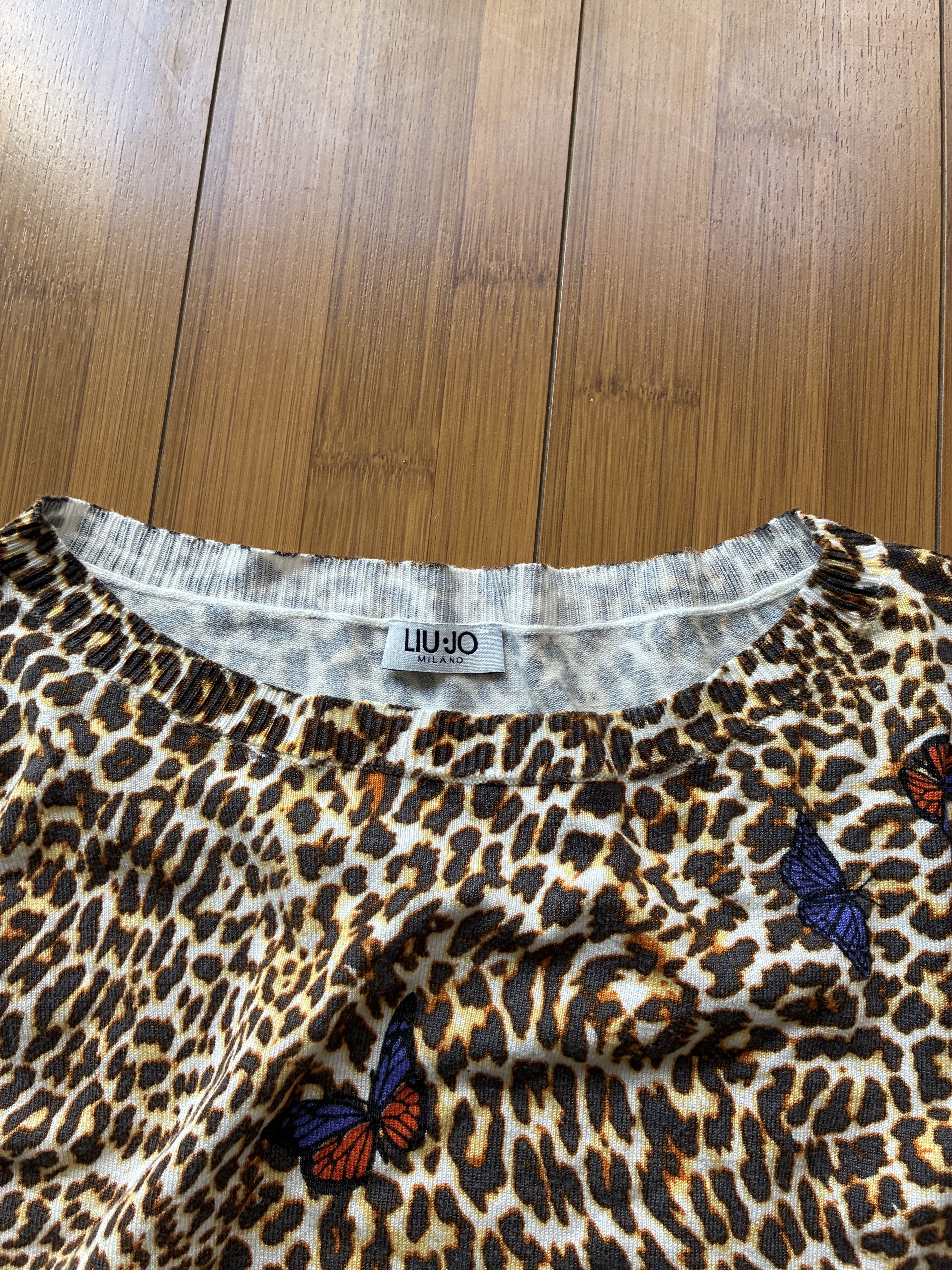 Liu Jo Liu Jo Leopard Butterfly Women Knit Top - Size XS Size XS / US 0-2 / IT 36-38 - 2 Thumbnail