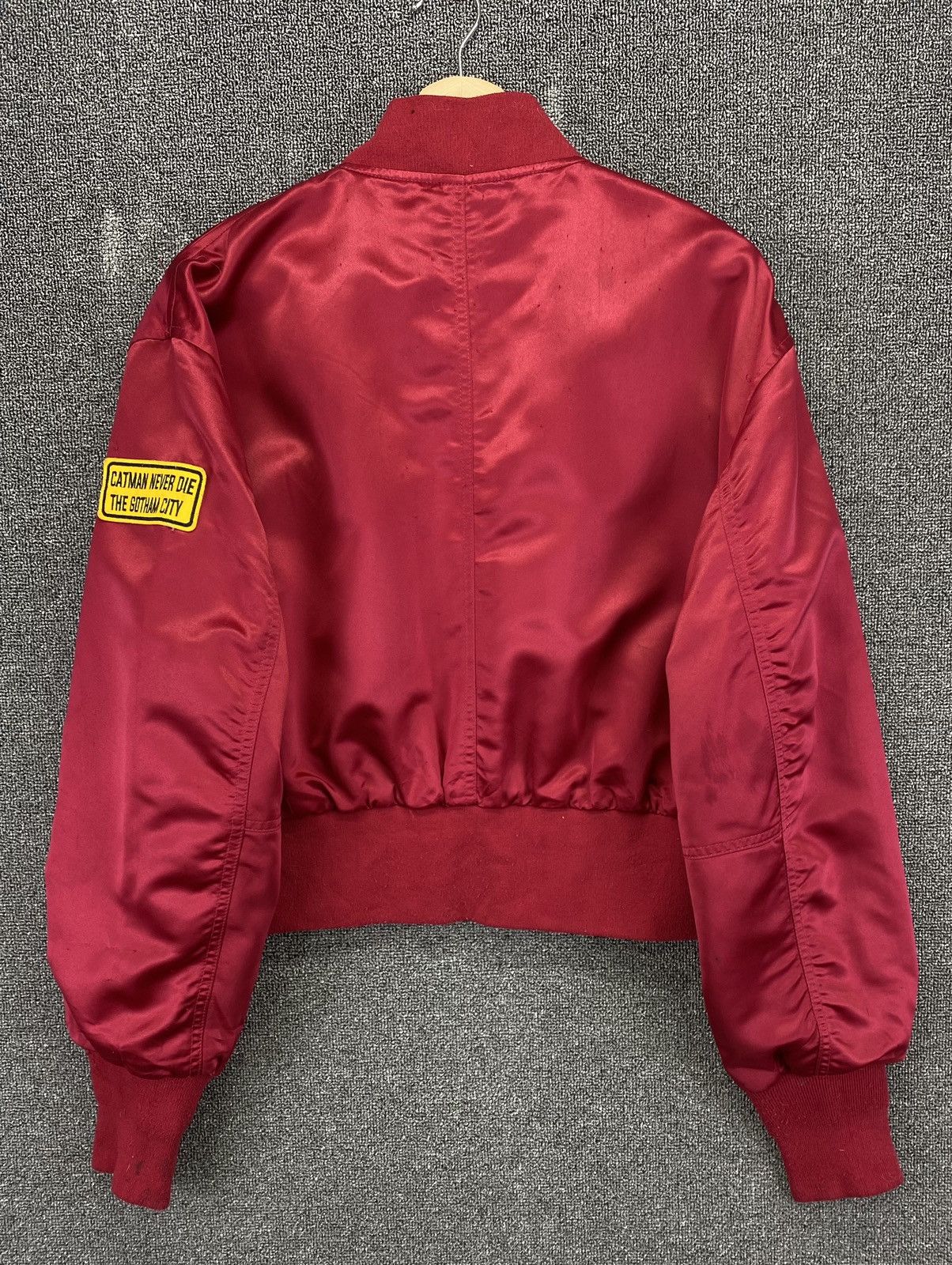 Japanese Brand Vintage Browny U.S Air Force Military Red Bomber Jacket Size M / US 6-8 / IT 42-44 - 10 Thumbnail