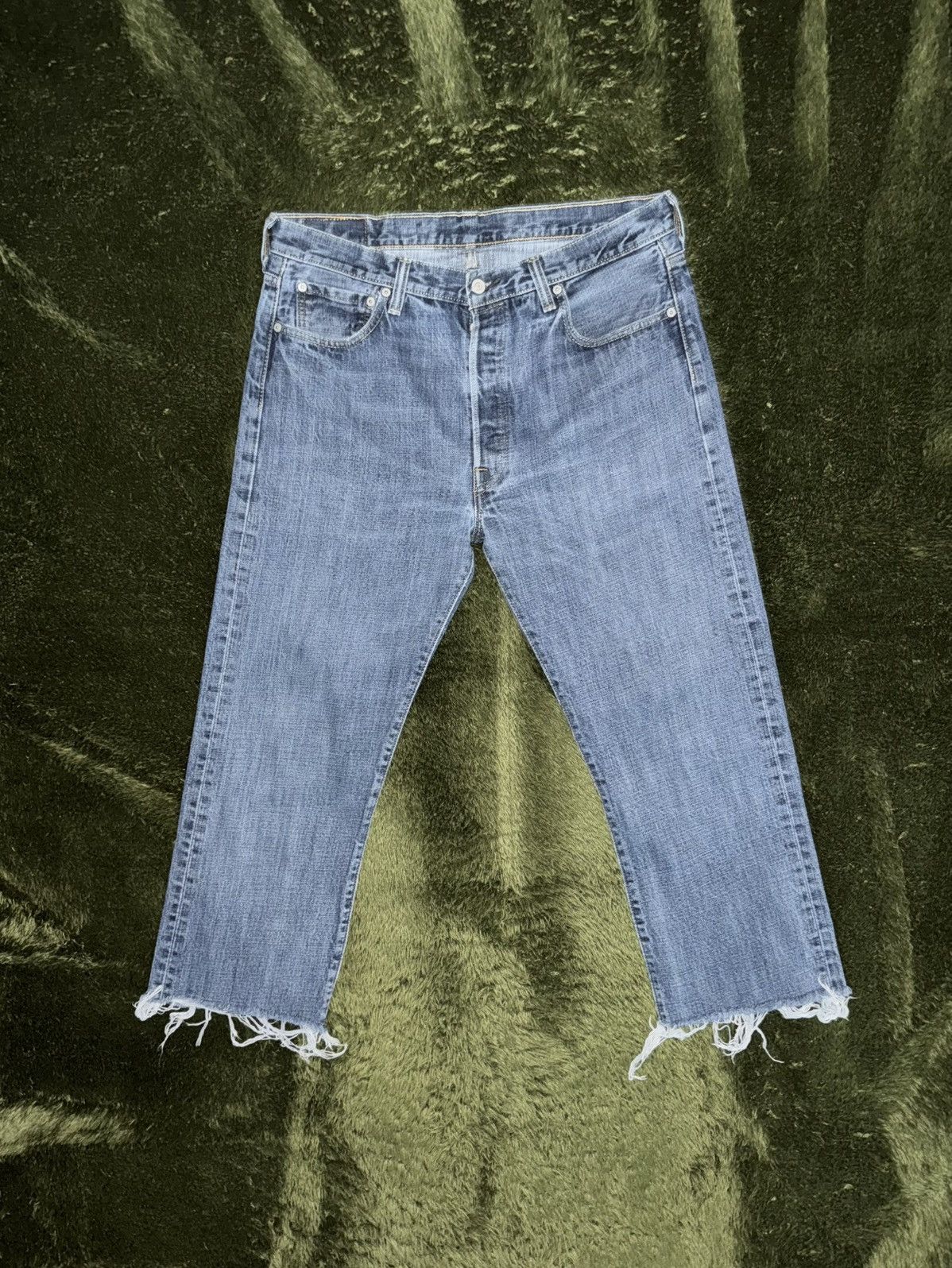 Levi's [W36/L34] Levi’s 501 Vintage Wash Cut-Off Button Fly Denim Size US 36 / EU 52 - 1 Thumbnail