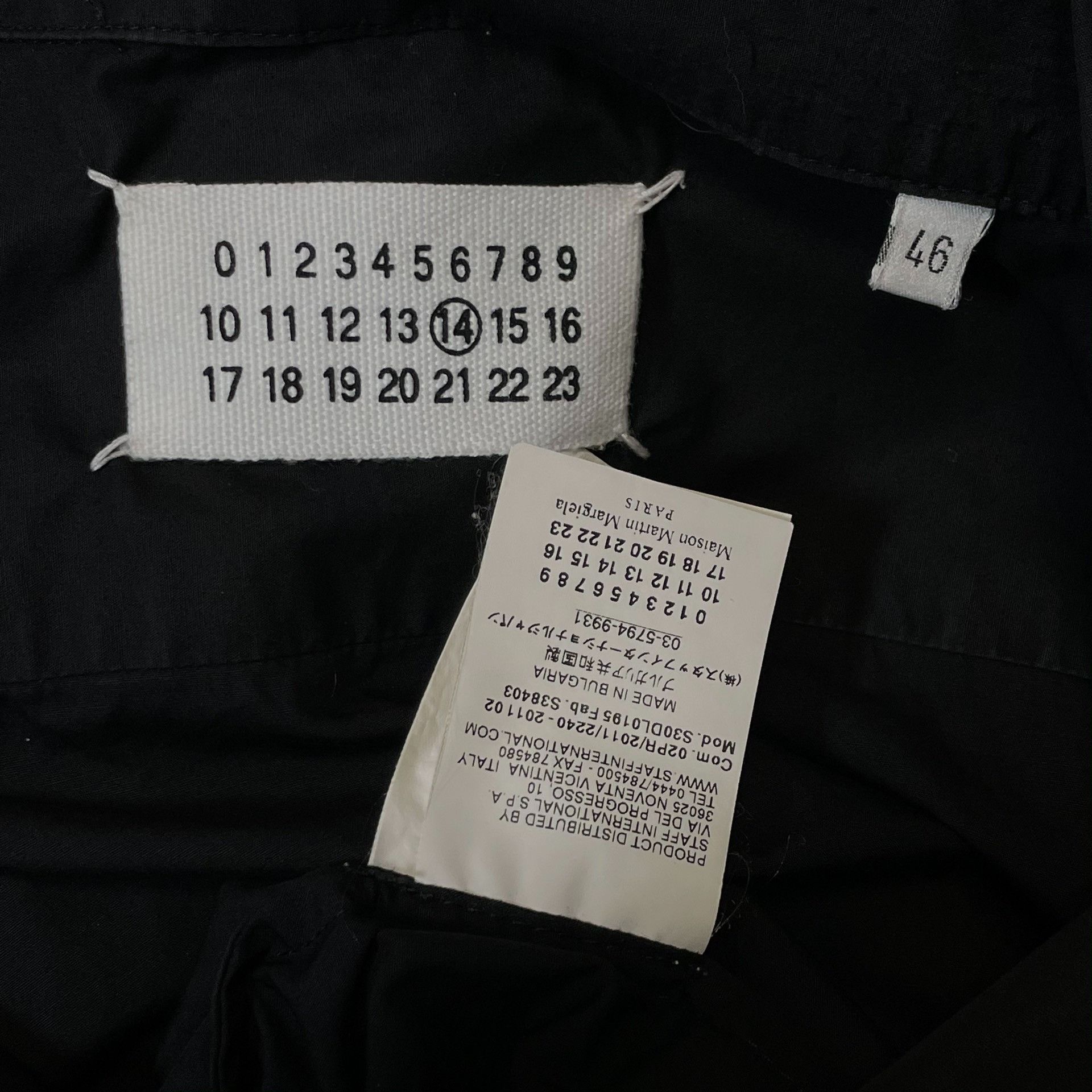 Maison Margiela Maison Margiela Classic black shirt 2501-Nextarrow Size US S / EU 44-46 / 1 - 5 Thumbnail