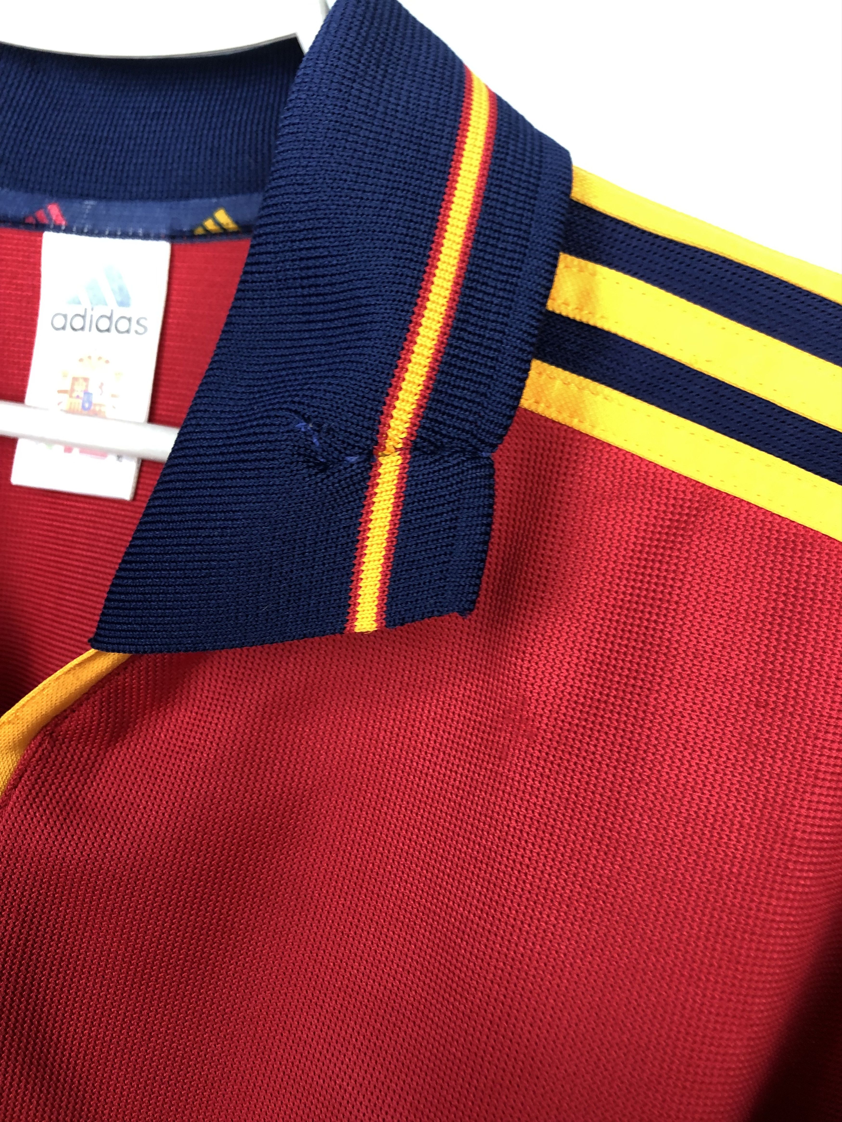 Adidas Spain football shirt Soccer Adidas Tee Trikot National Size US XL / EU 56 / 4 - 3 Thumbnail