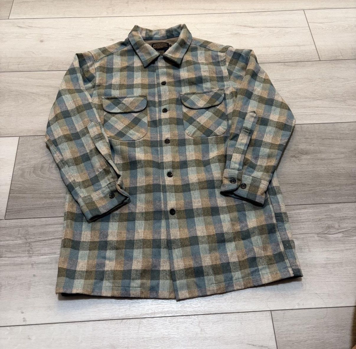 Pendleton Pendleton Original Board Shirt Women M Teal Plaid Gorpcore Size M / US 6-8 / IT 42-44 - 1 Thumbnail