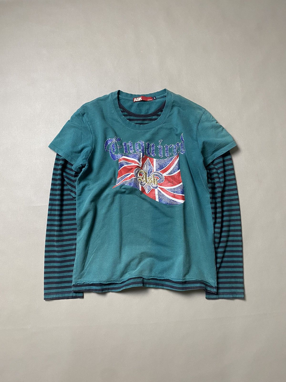 If Six Was Nine × Japanese Brand × Le Grande Bleu (L.G.B.) Ask Enquired Double Layer Longsleeve Size US M / EU 48-50 / 2 - 1 Thumbnail