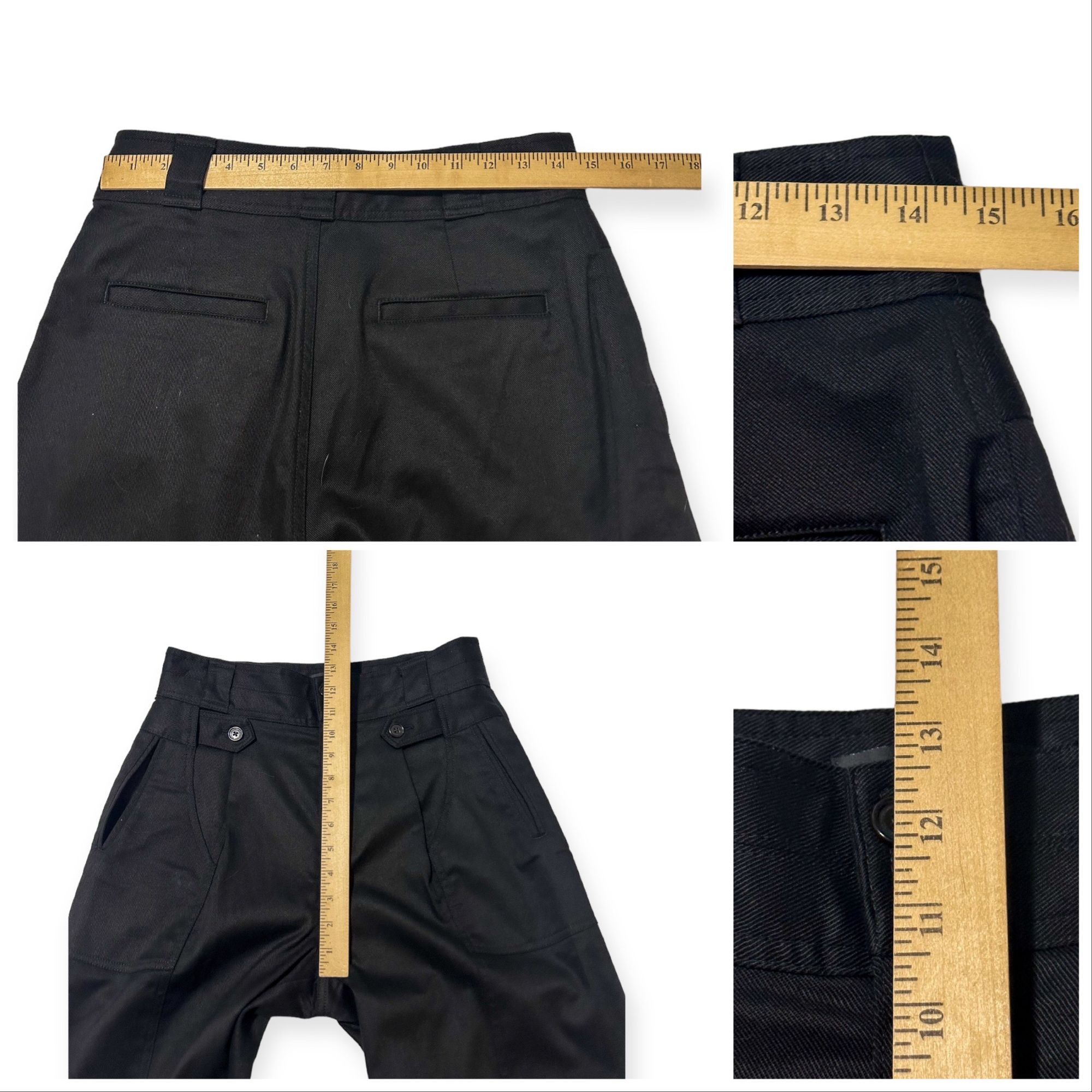 Nili Lotan Nili Lotan Hannah Black high-rise cropped pants, Size 6 Size 28" / US 6 / IT 42 - 13 Thumbnail