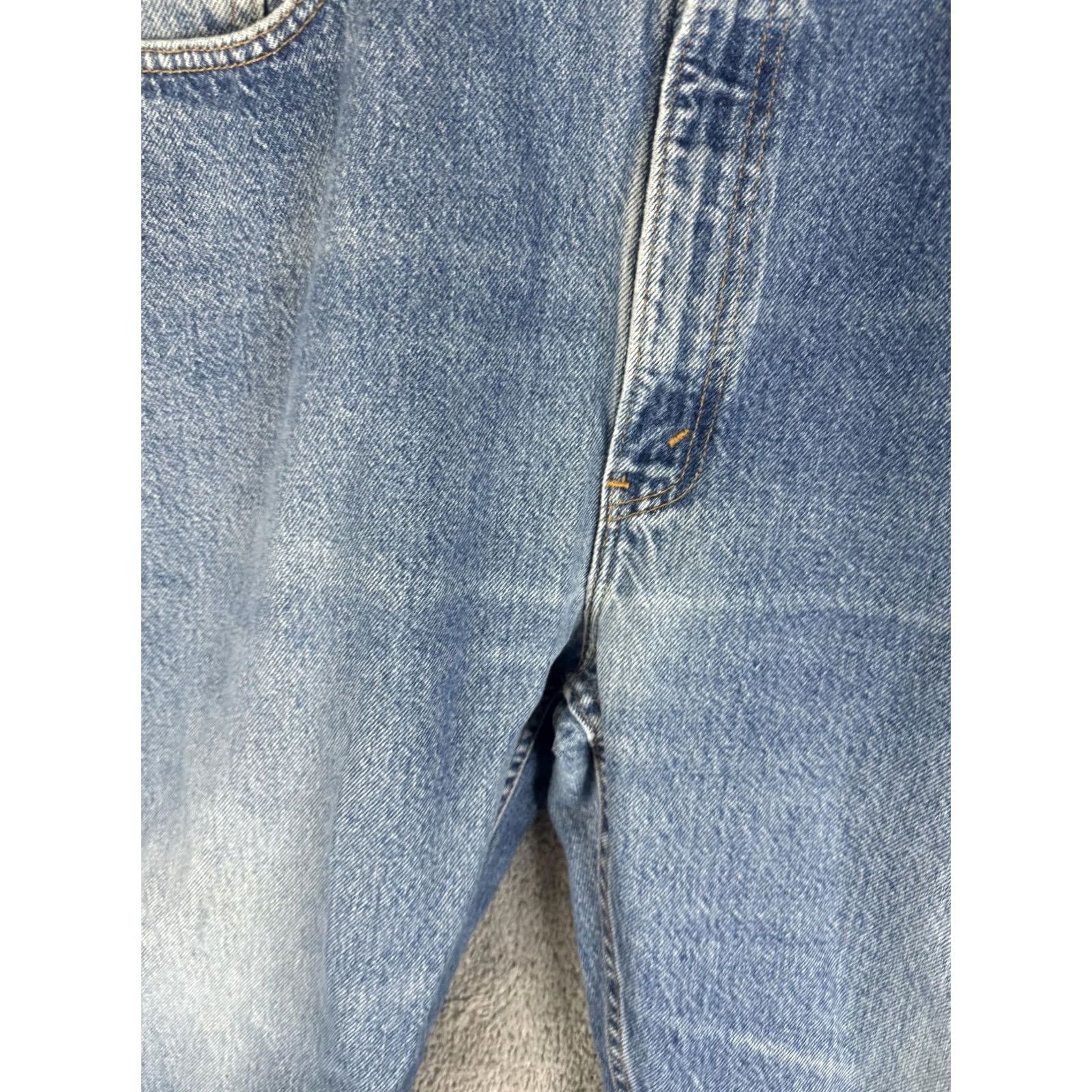 Levi's VINTAGE Levi's 505 Jeans Mens 40x30 Blue Denim Regular Fit Straight Leg USA 90s Mens Size US 40 / EU 56 - 6 Thumbnail