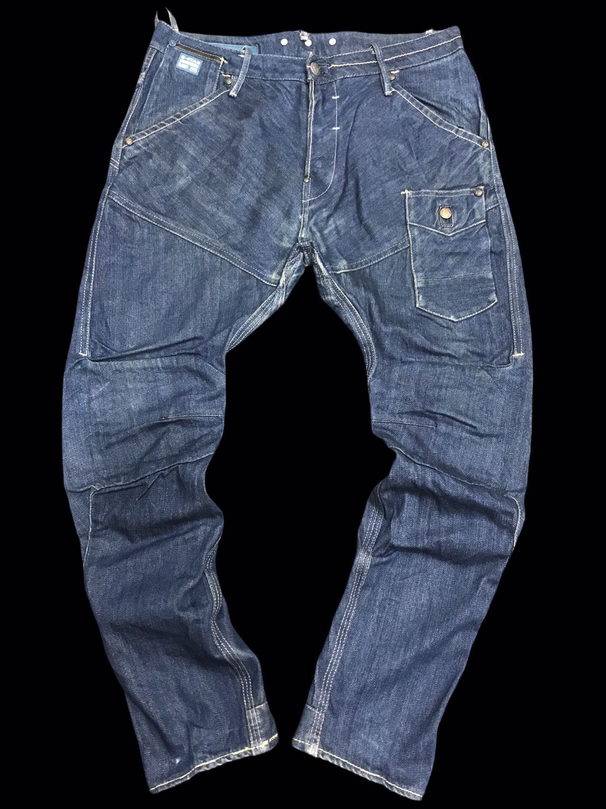 💥AVANT GARDE💥GSTAR RAW HI CROTCH SKINNY CURVED DENIM F167