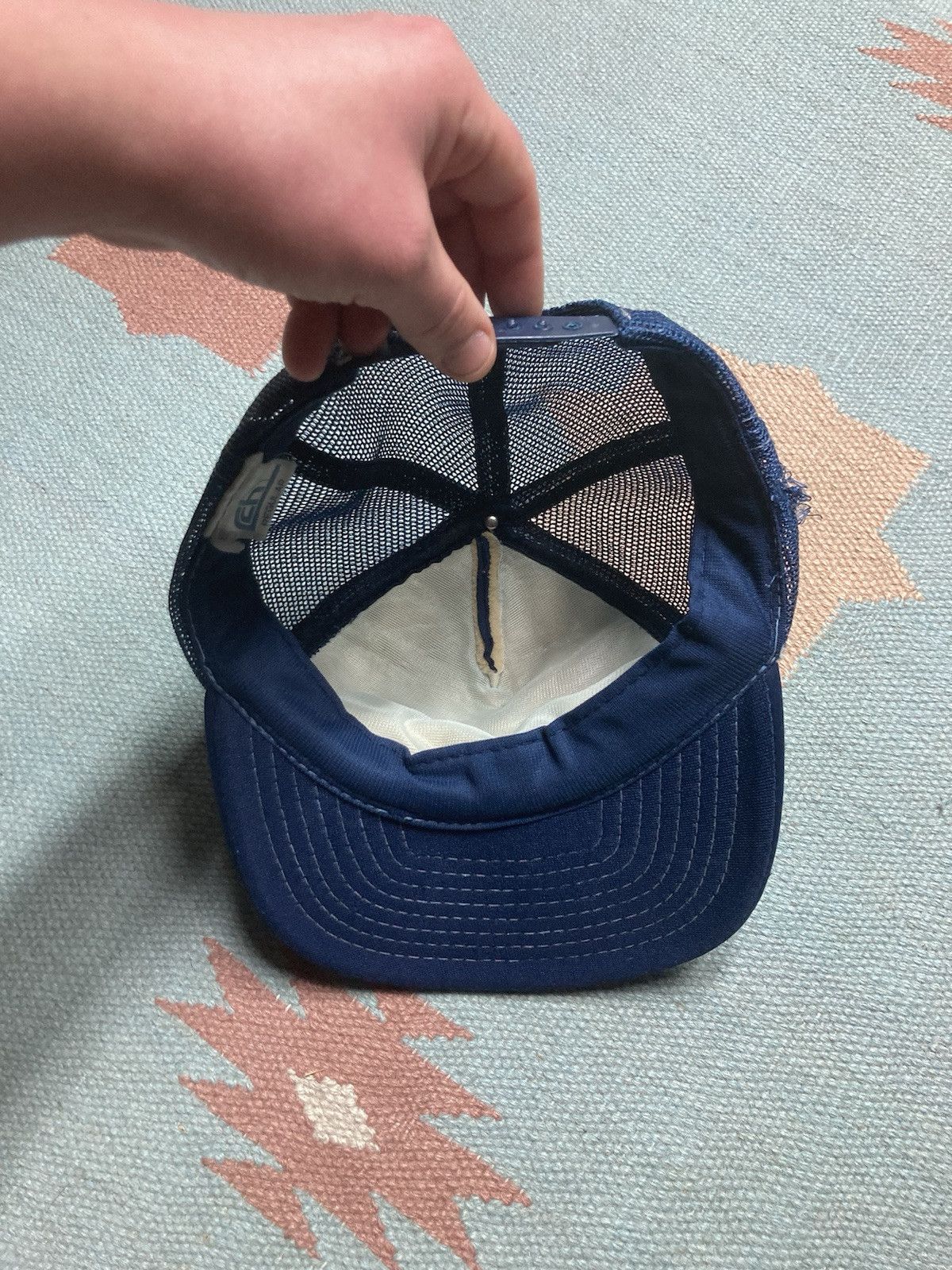 Vintage Vtg 80s trucker hat Oddfellows SnapBack adjustable Freemason Size ONE SIZE - 5 Thumbnail