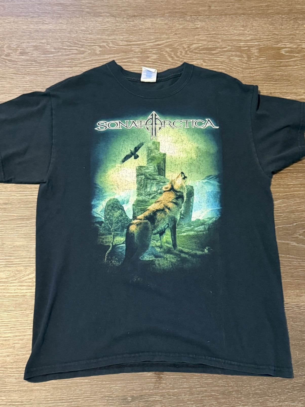 Gildan Sonata Arctica 15th Anniversary Band Tee Size M Size US M / EU 48-50 / 2 - 1 Thumbnail