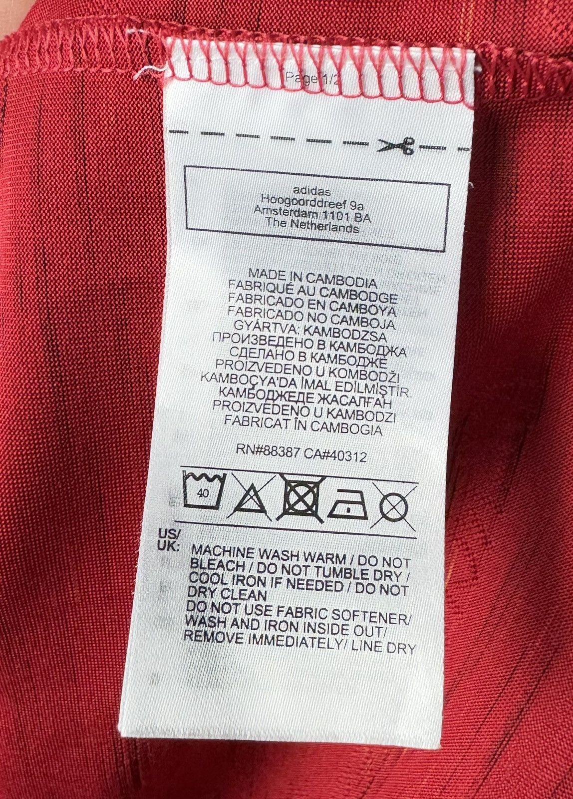 Adidas Manchester United 2020 2021 Home Shirt Soccer Jersey Adidas Size US M / EU 48-50 / 2 - 12 Thumbnail