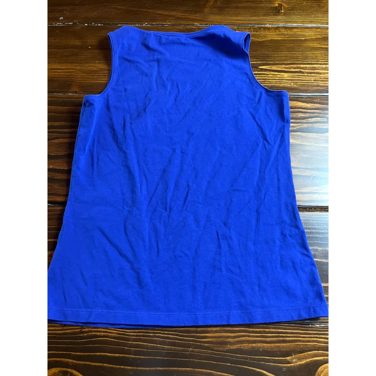 Vintage Amber Sun Tank Top Women's Small Blue Sleeveless Shirt Size S / US 4 / IT 40 - 2 Thumbnail