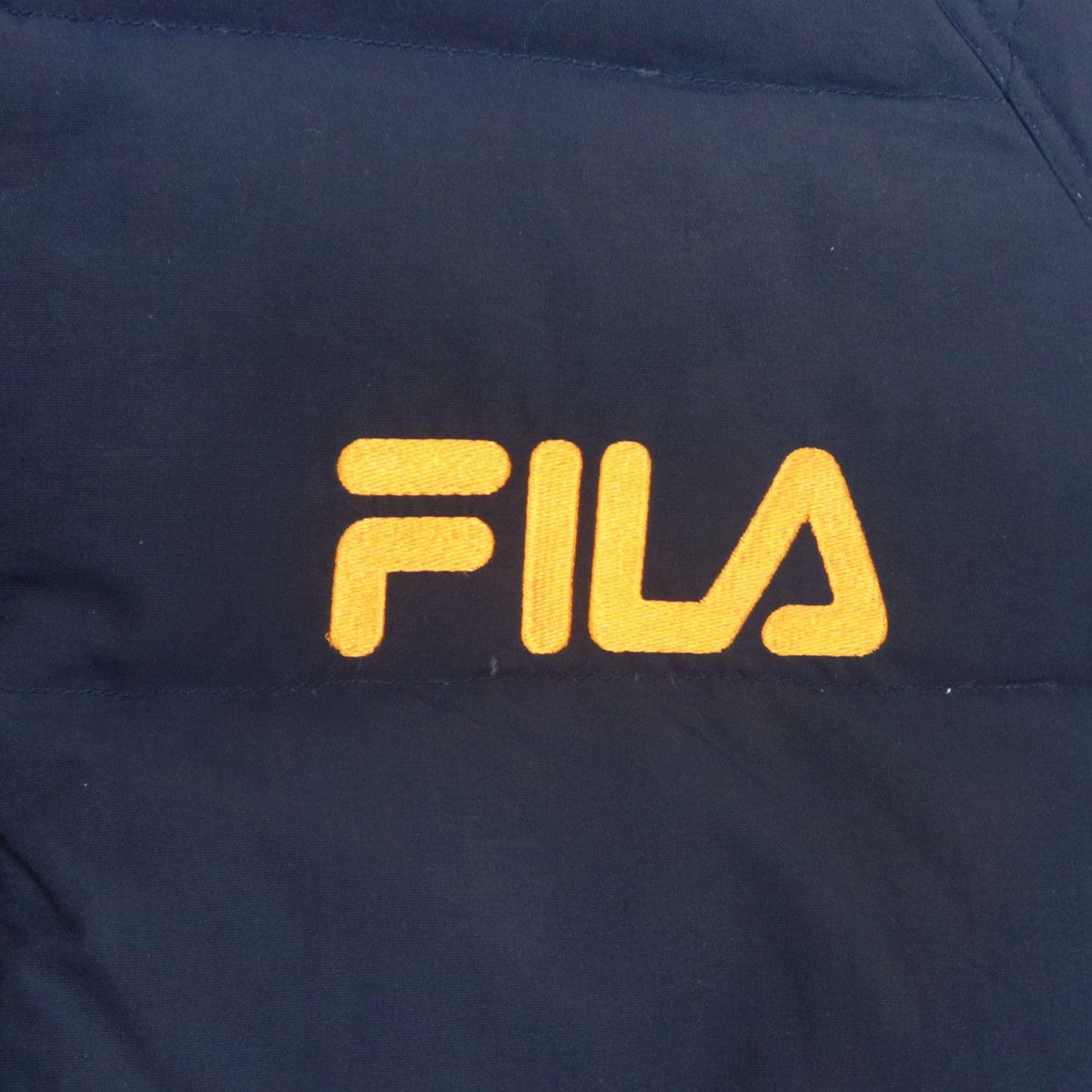 FILA ITALIA Big Logo Bomber Puffer Puff Coat Jacket