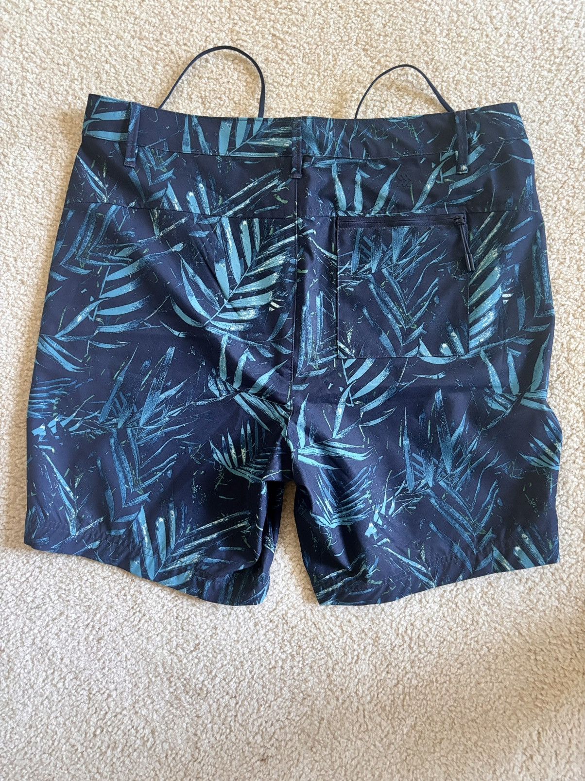 All-In All In Motion Men’s Shorts Medium Navy Blue Floral Size US 32 / EU 48 - 2 Thumbnail