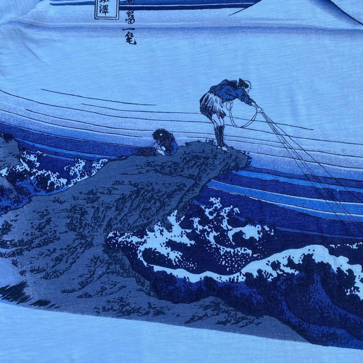 Uniqlo RARE ‼️ Hokusai Blue Size US M / EU 48-50 / 2 - 2 Thumbnail