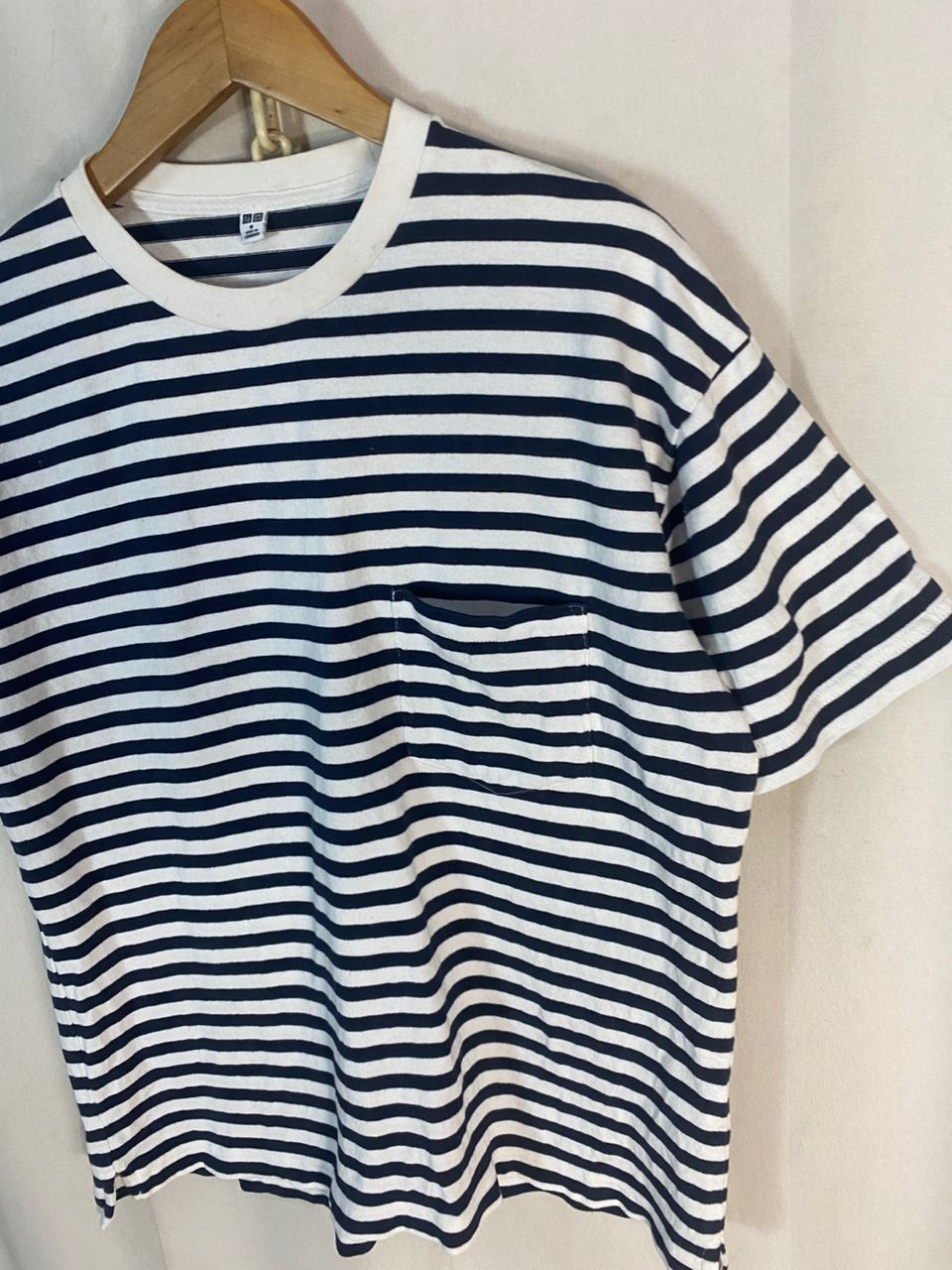 Uniqlo Uniqlo Stripes single pocket tshirt Size US M / EU 48-50 / 2 - 3 Thumbnail