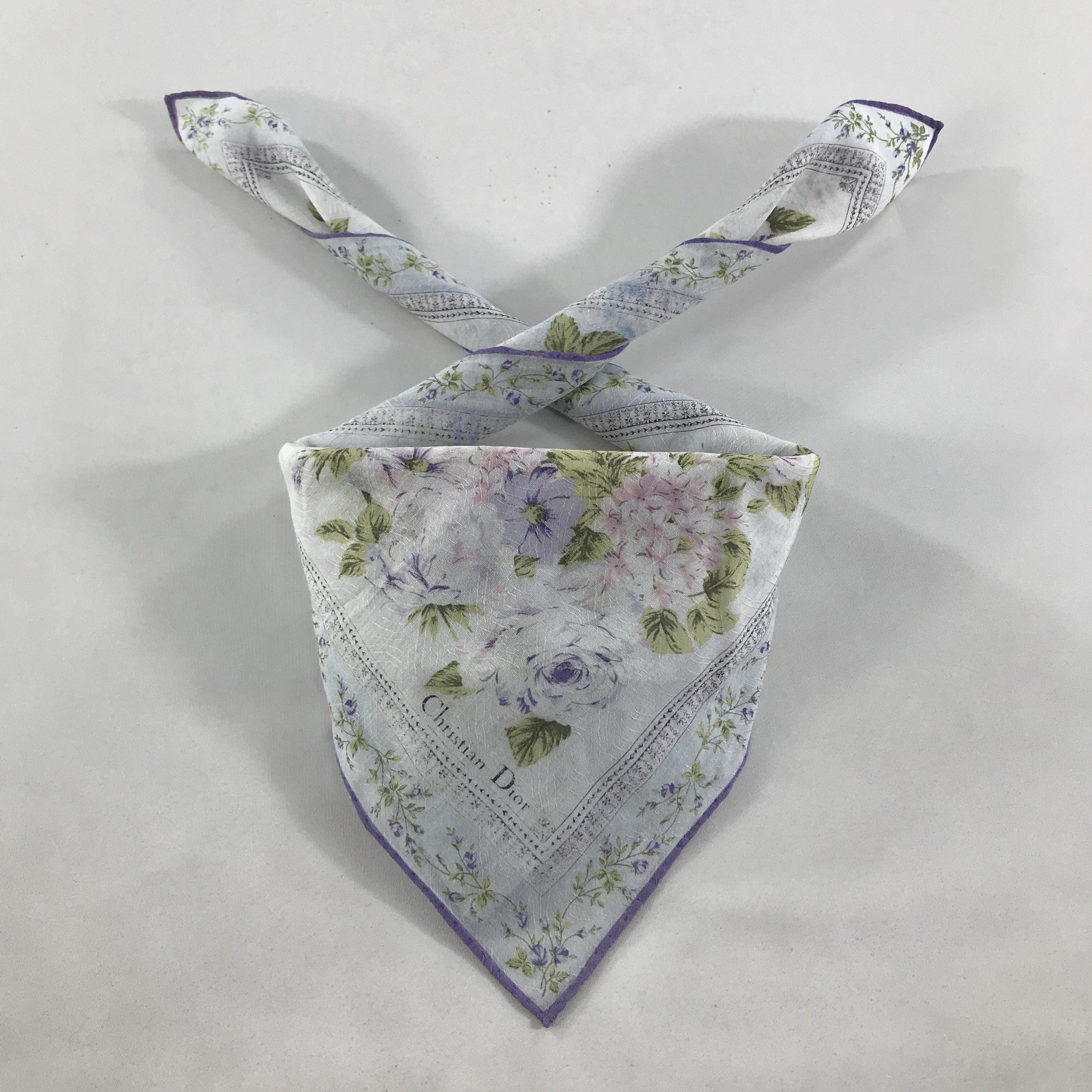 Vintage Christian Dior Bandana / Handkerchief / Neckerchief - S1700 Size ONE SIZE - 3 Thumbnail