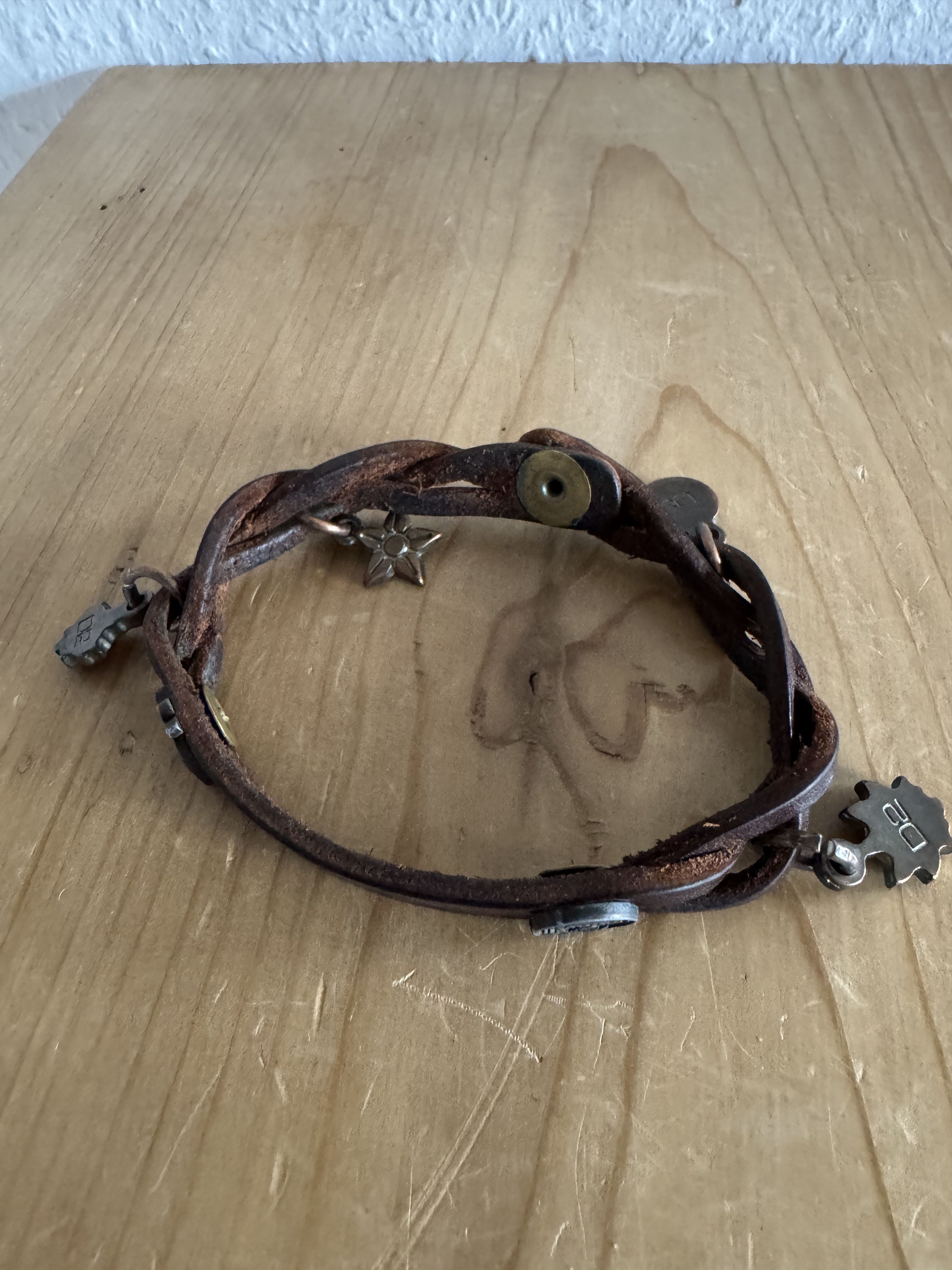 Dsquared2 Leather Charm Bracelet Size ONE SIZE - 7 Thumbnail