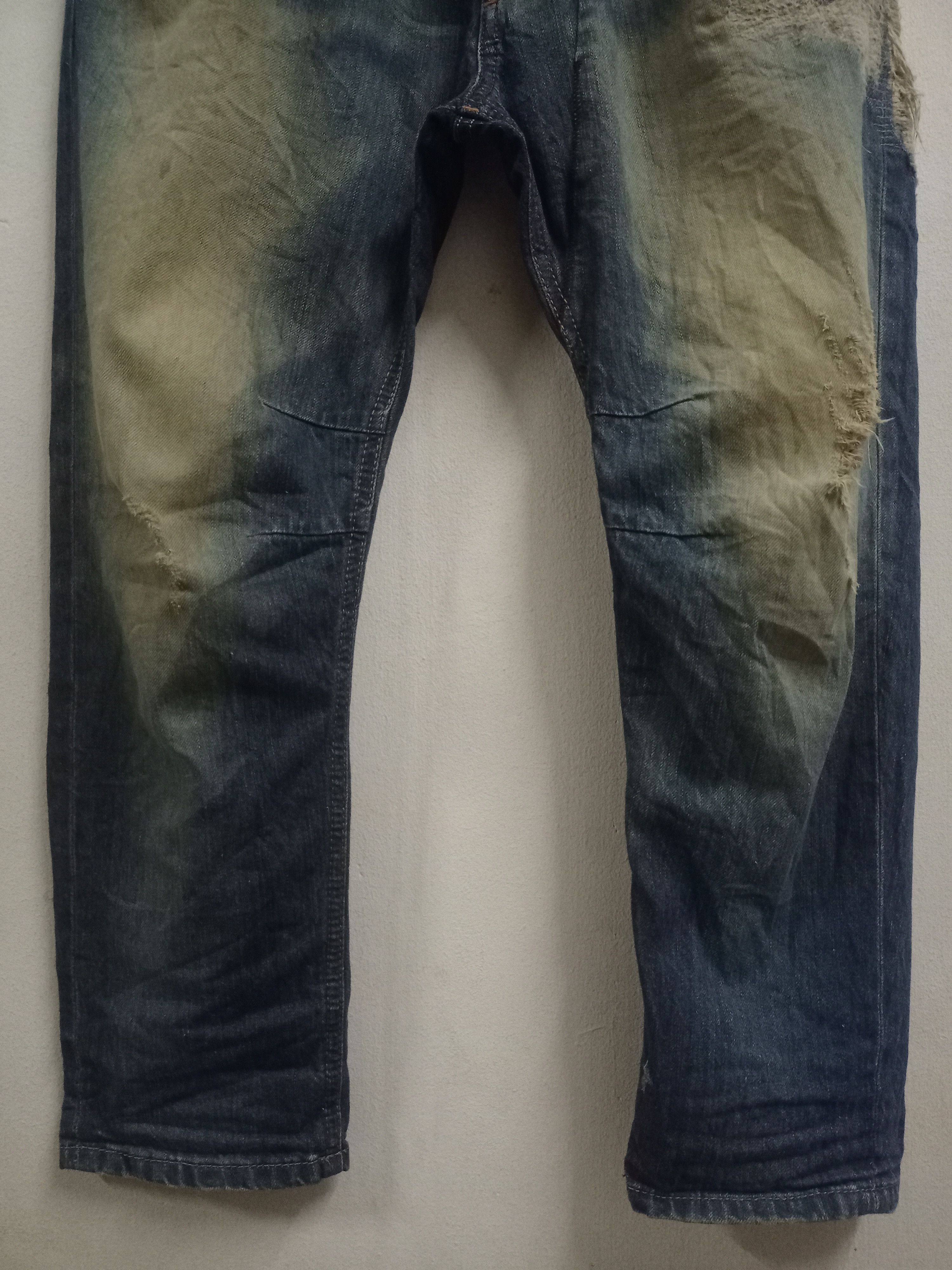 Diesel Vintage Diesel Narrot Mud Wash Boro Style Distressed Jeans Size US 33 - 6 Thumbnail