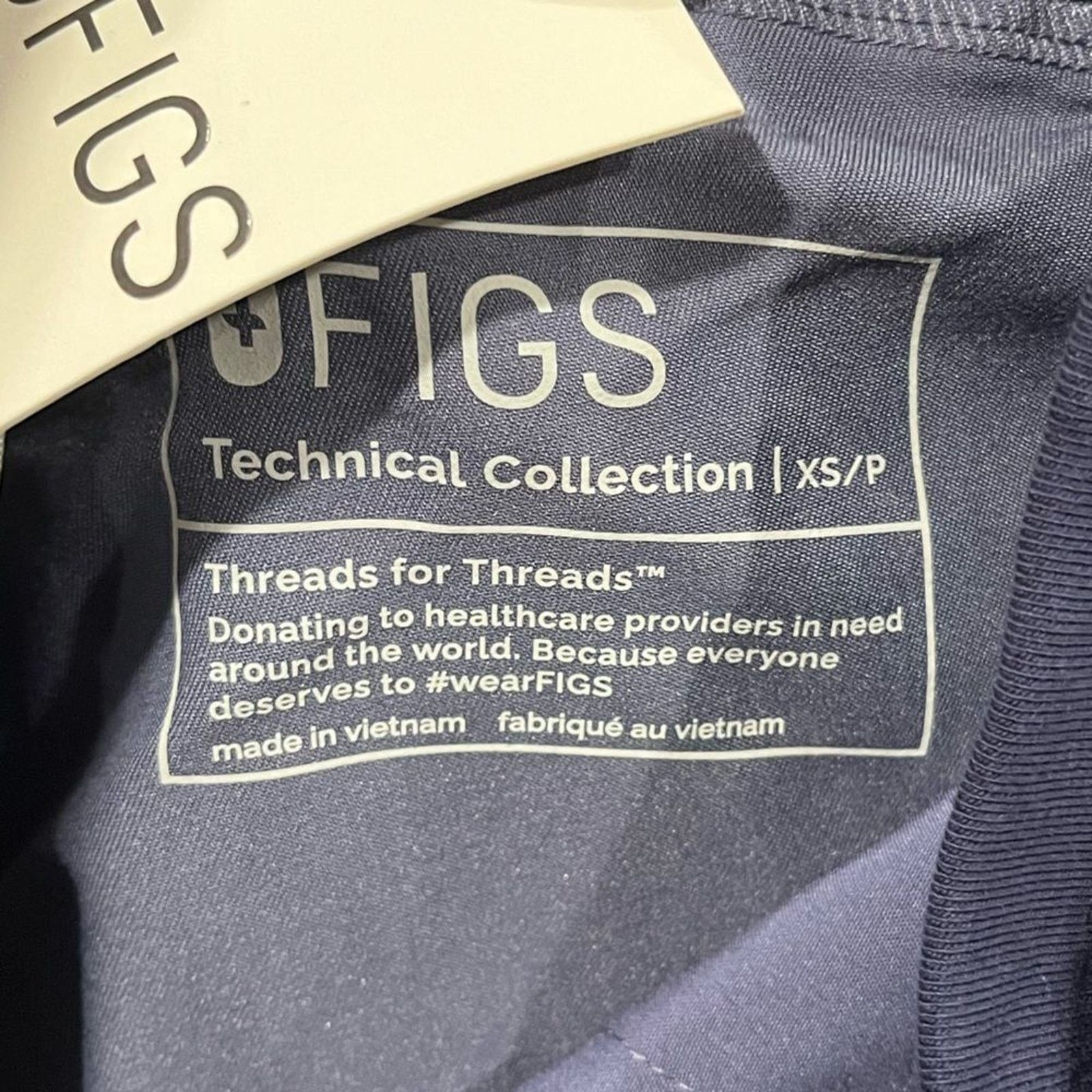 Vintage NWT Figs Mari Skinny Jogger Scrub Pants Drawstring ElasticXS Size 24" / US 00 / IT 34 - 8 Thumbnail