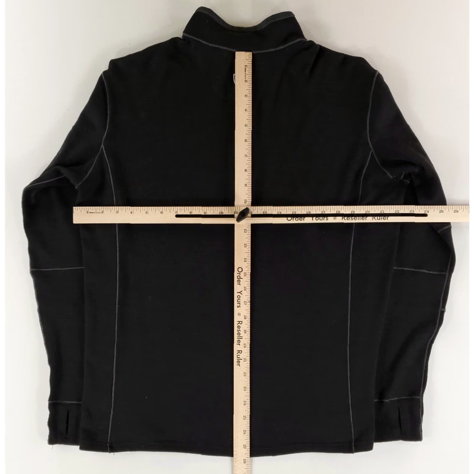 Vintage Kuhl 1/4 Zip Ryzer Black Long Sleeve Mens XL Polyester Elastane Blend Size US XL / EU 56 / 4 - 7 Thumbnail