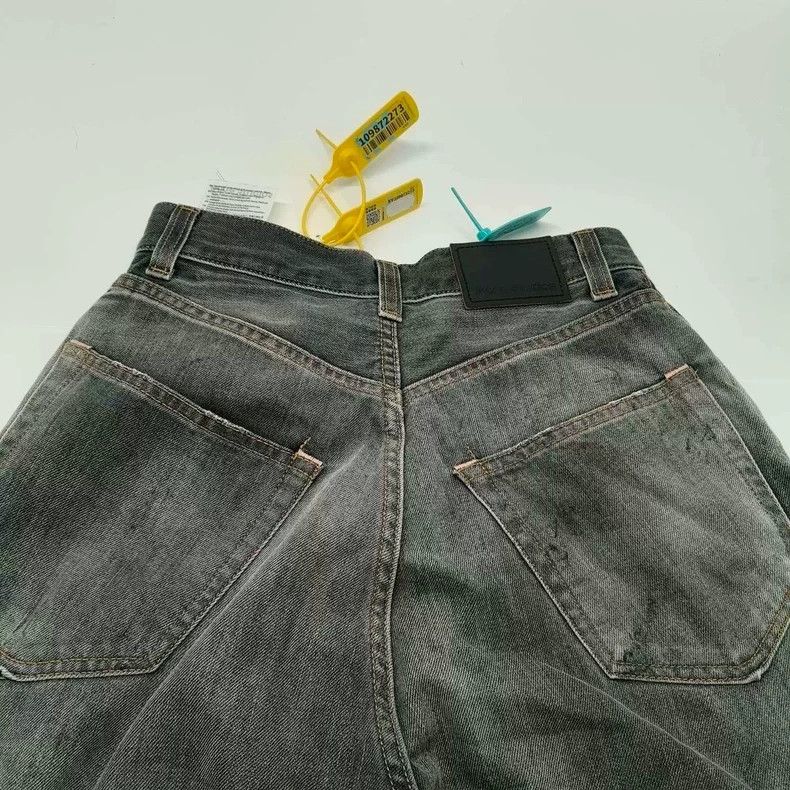 Acne Studios Acne Studios Washed black splashed ink jeans Size US 32 / EU 48 - 6 Thumbnail