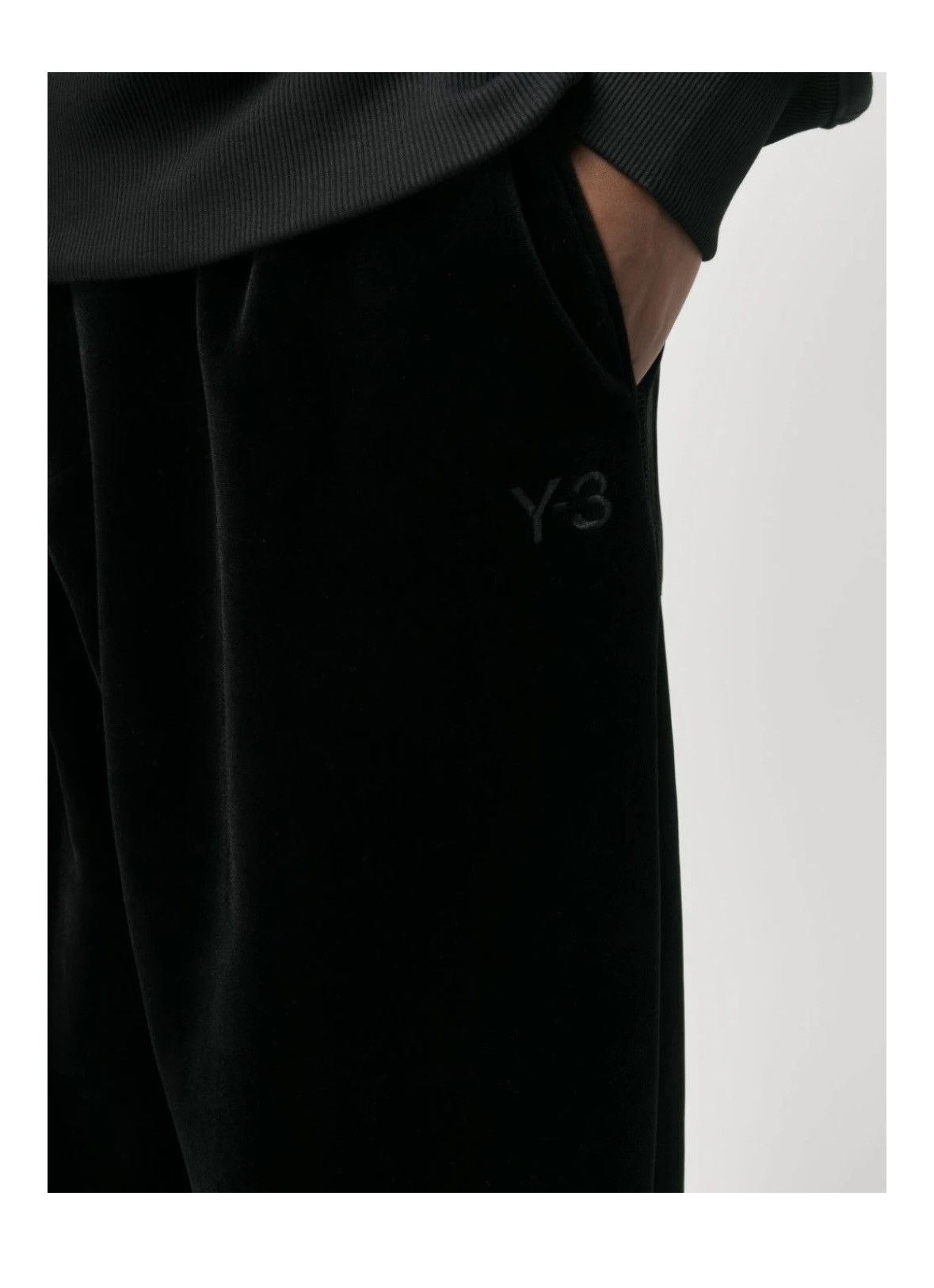Y-3 Y-3 velvet wide-leg trousers Size US 38 / EU 54 - 3 Thumbnail