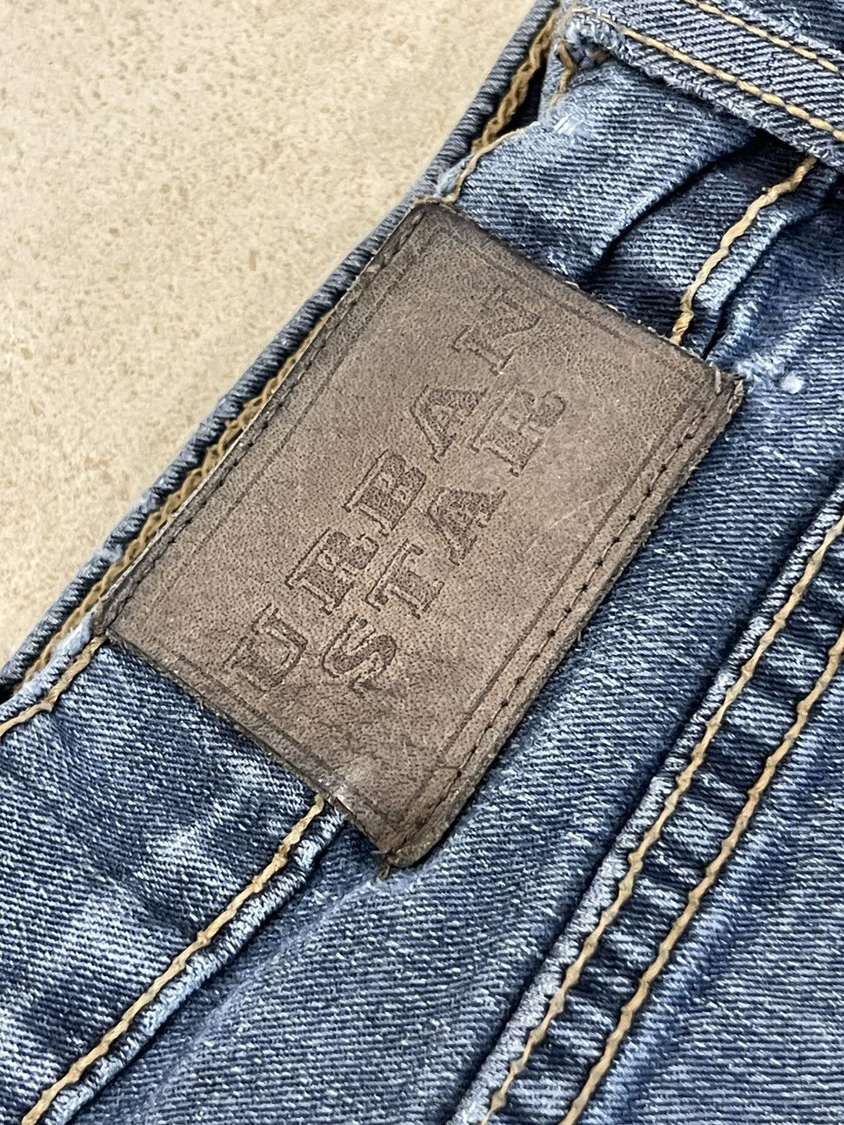 Vintage Urban Star Distressed Blue Denim Rocker Jeans Size US 32 / EU 48 - 3 Thumbnail