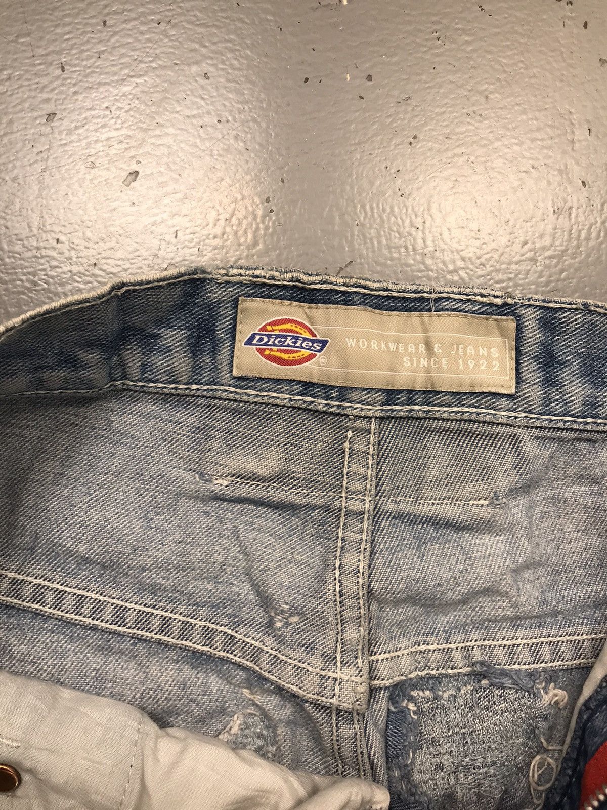 Dickies Vintage dickies big daddy embroidered damaged straight denim Size US 36 / EU 52 - 13 Thumbnail