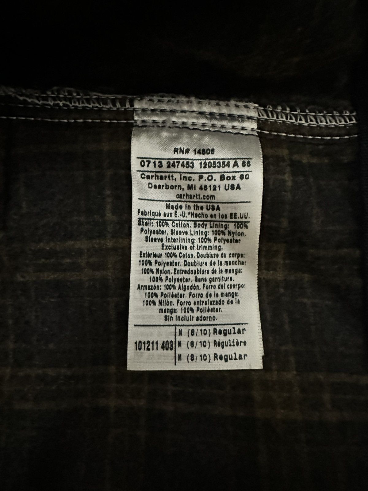 Carhartt Detroit Carhartt 101211 403 x FFA Size US M / EU 48-50 / 2 - 10 Thumbnail