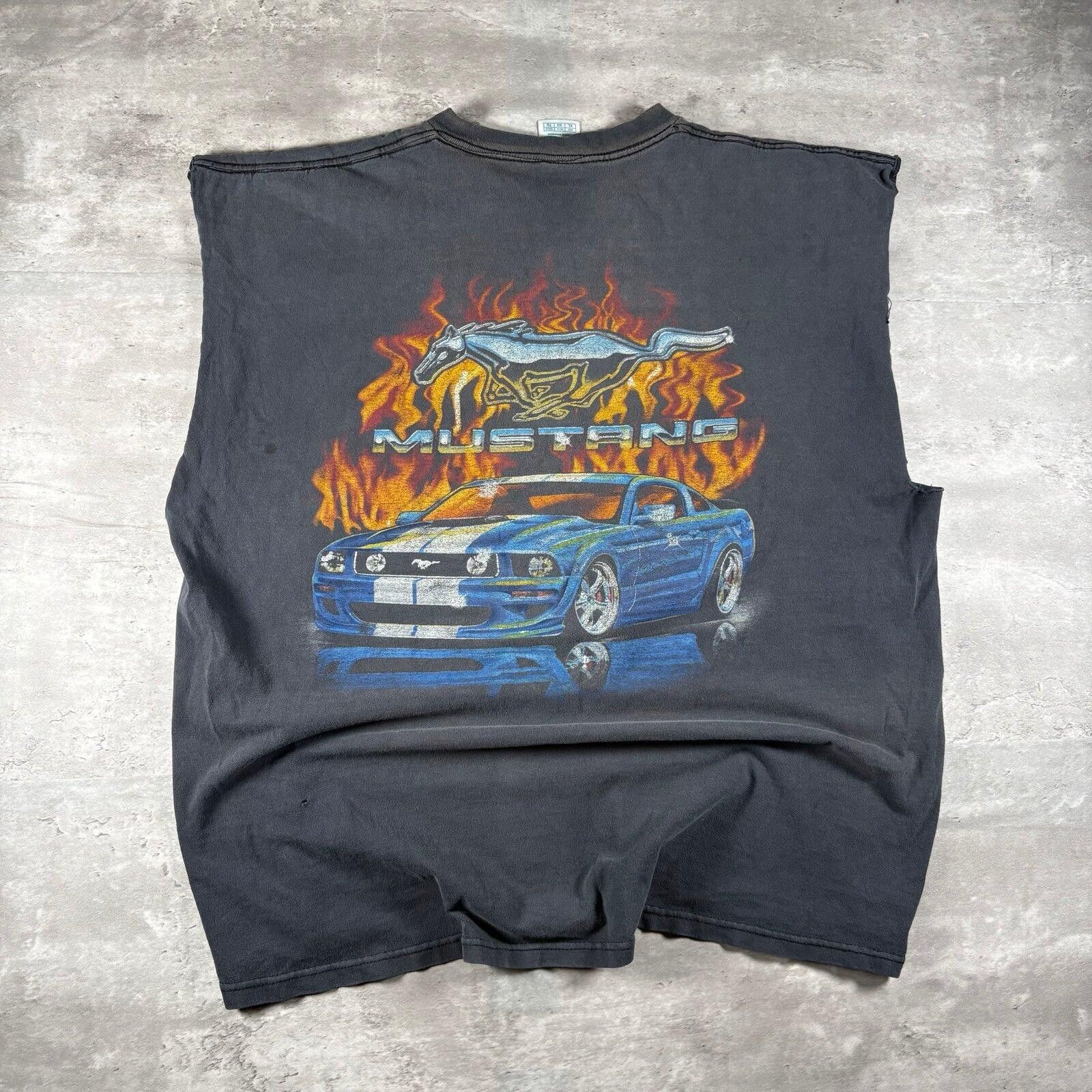 Mustang Vintage Ford Mustang Flame Cutoff Size US L / EU 52-54 / 3 - 9 Thumbnail