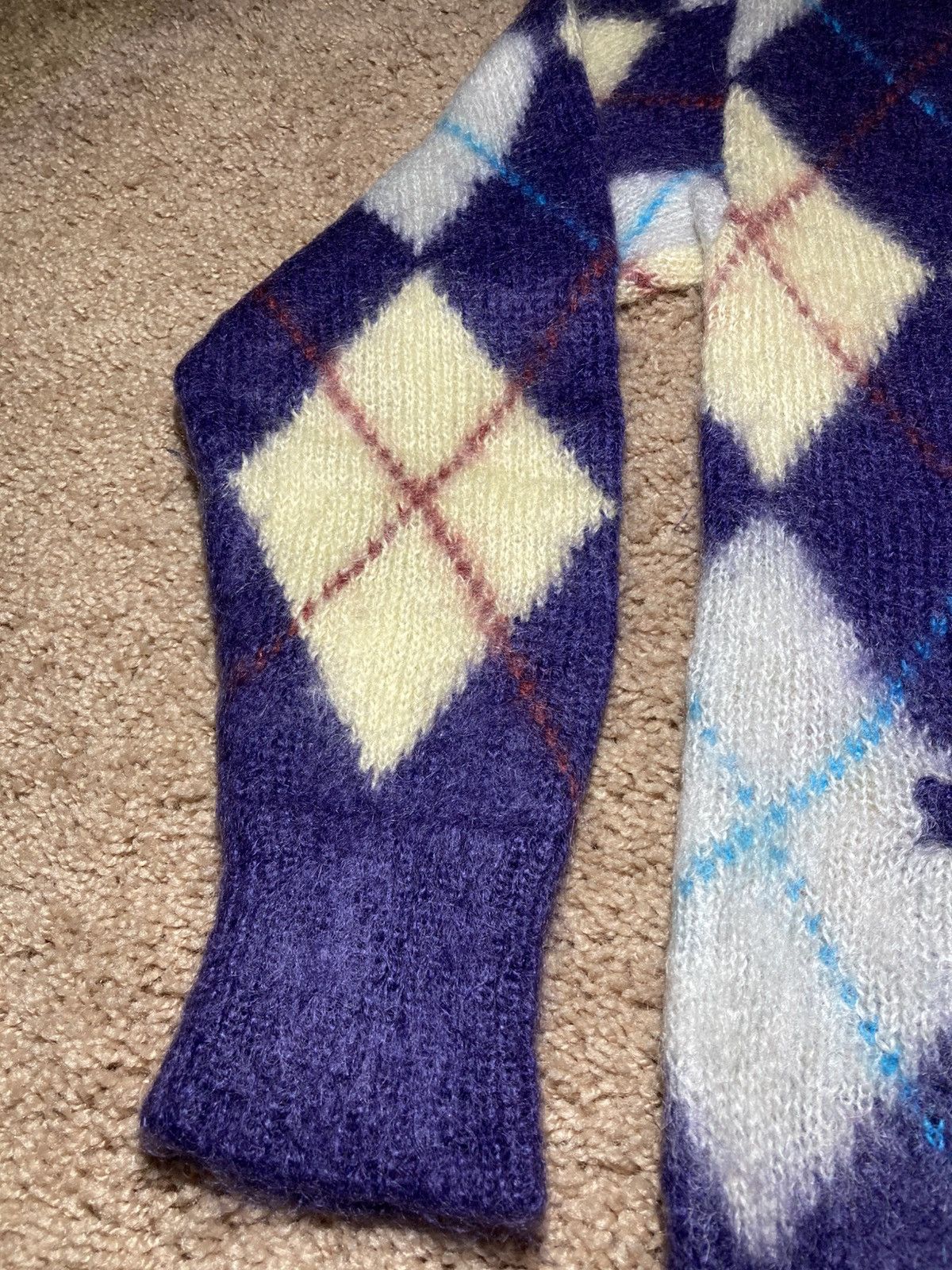 Japanese Brand × Undercover × Vandalize 1997 NWO Purple Argyle Cardigan Punk Plaid 90s Vandalize Sex Size US S / EU 44-46 / 1 - 5 Thumbnail