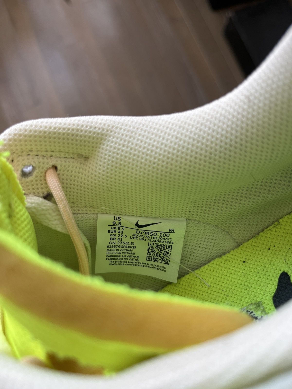 Nike × Off-White Nike x Off White Dunk Lot 12 Size US 9.5 / EU 42-43 - 9 Thumbnail