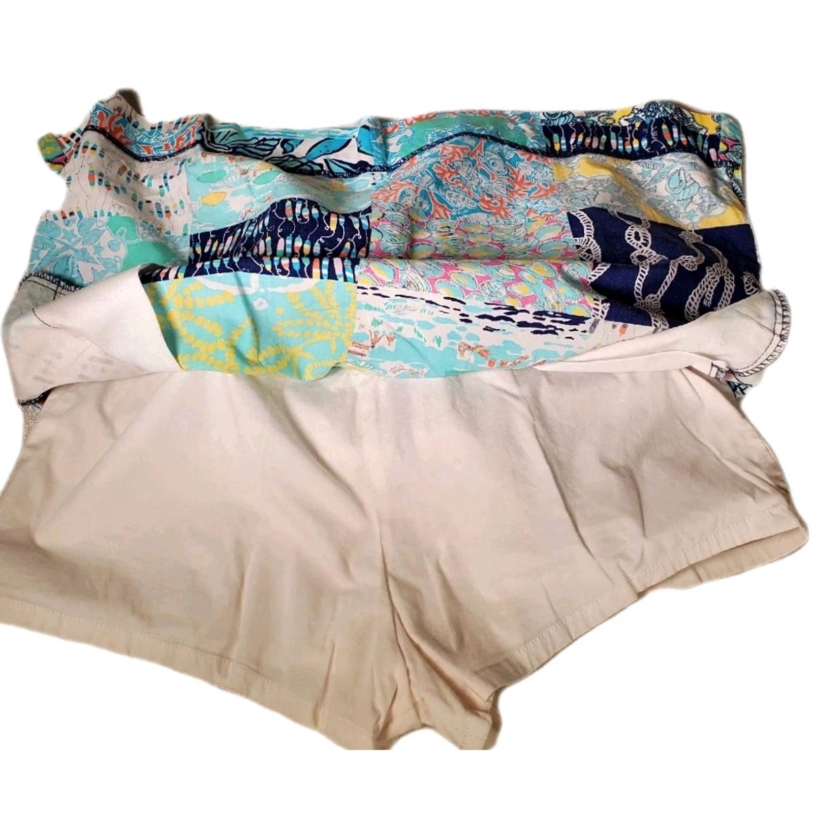 Lilly Pulitzer Lilly Pulitzer Skirt Womens 2 Multi Color Sailor Patch Summer Mini Women Size Size 26" / US 2 / IT 38 - 3 Thumbnail