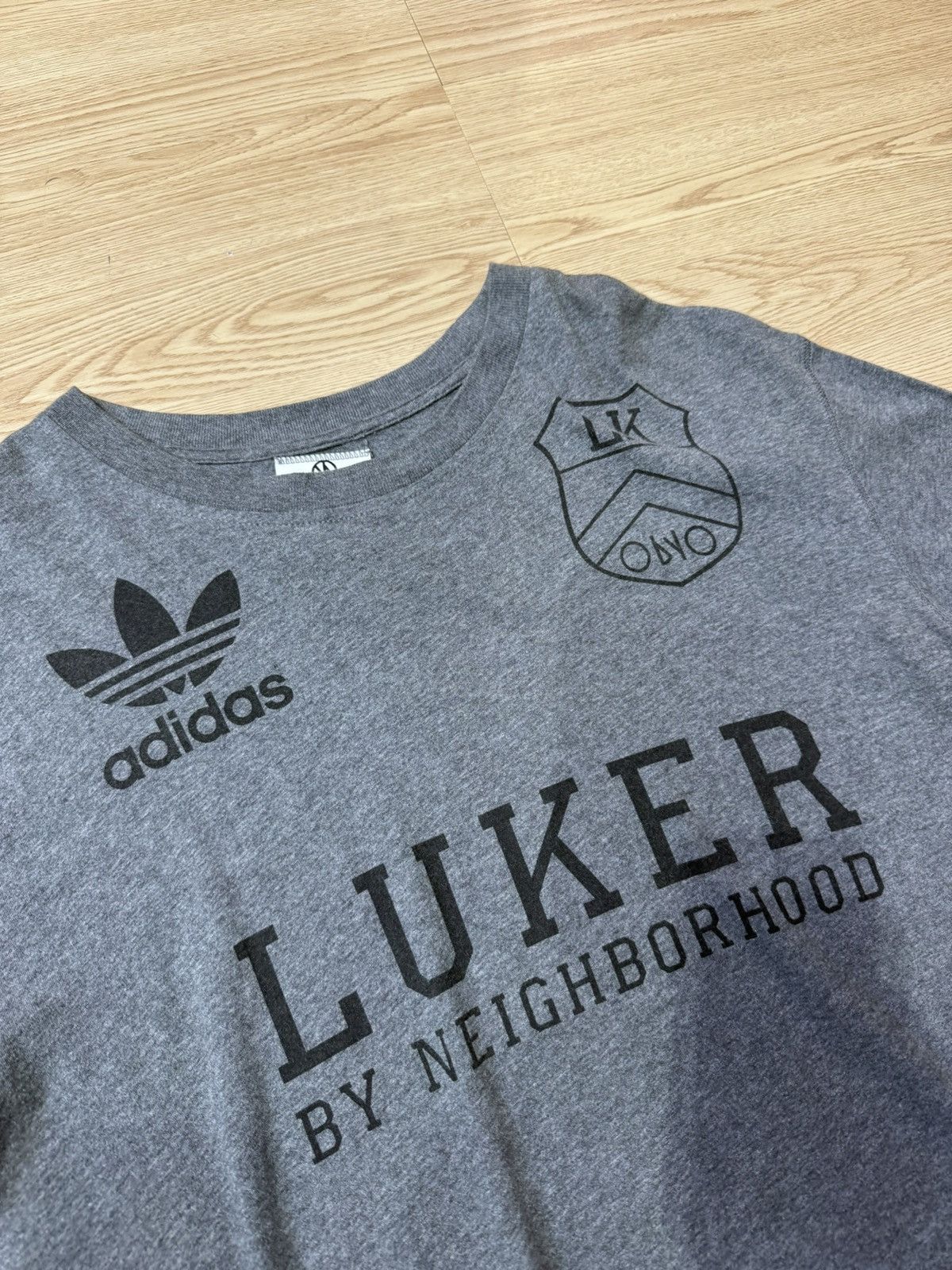 Adidas × Undefeated 90’s ADIDAS OBYO BY NEIGHBORHOOD RARE LUKER RETROLOGO TSHIRT Size US M / EU 48-50 / 2 - 3 Thumbnail
