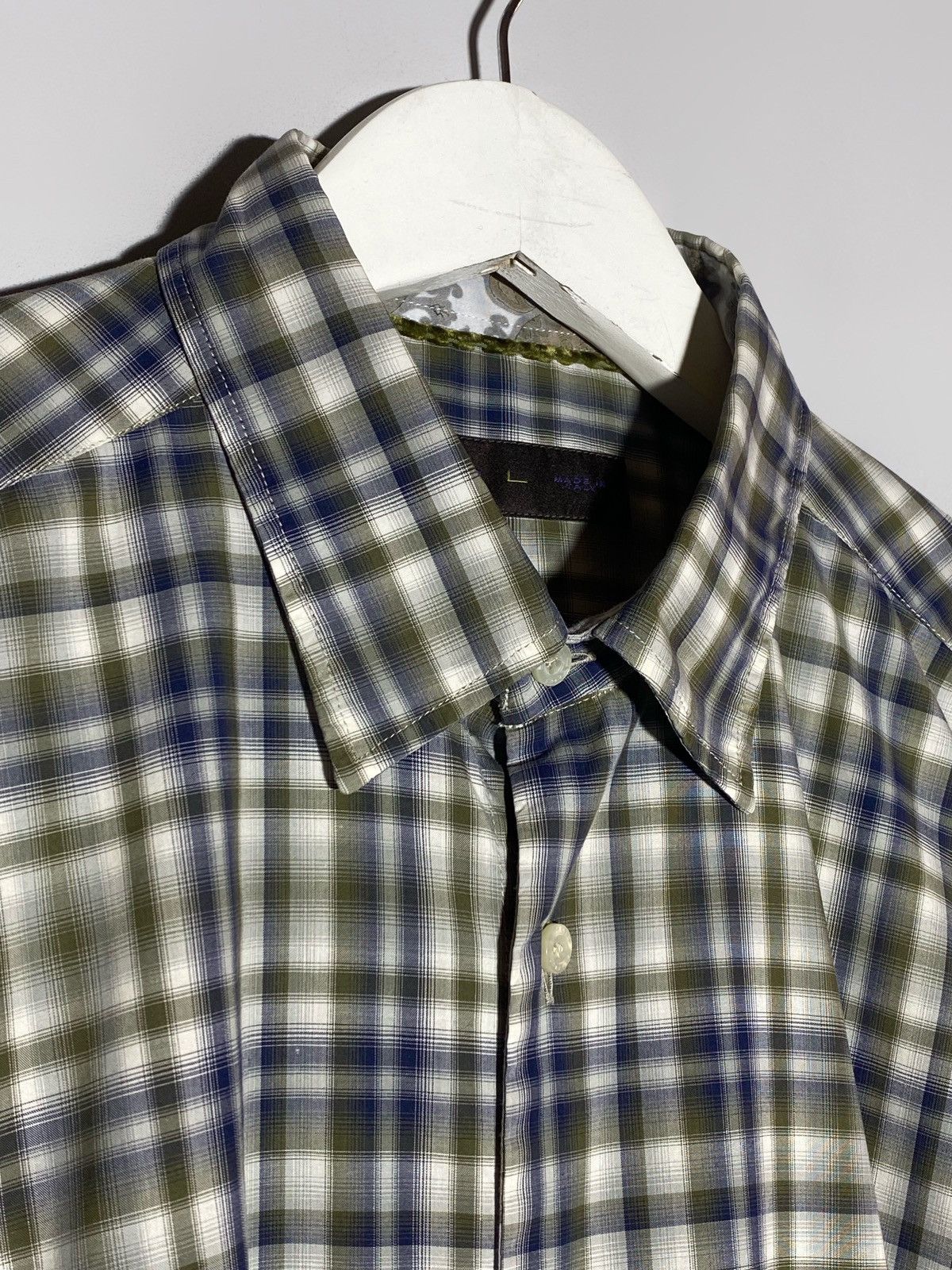 Etro Etro Checked Long Sleeve Shirt Men’s Size US L / EU 52-54 / 3 - 13 Thumbnail