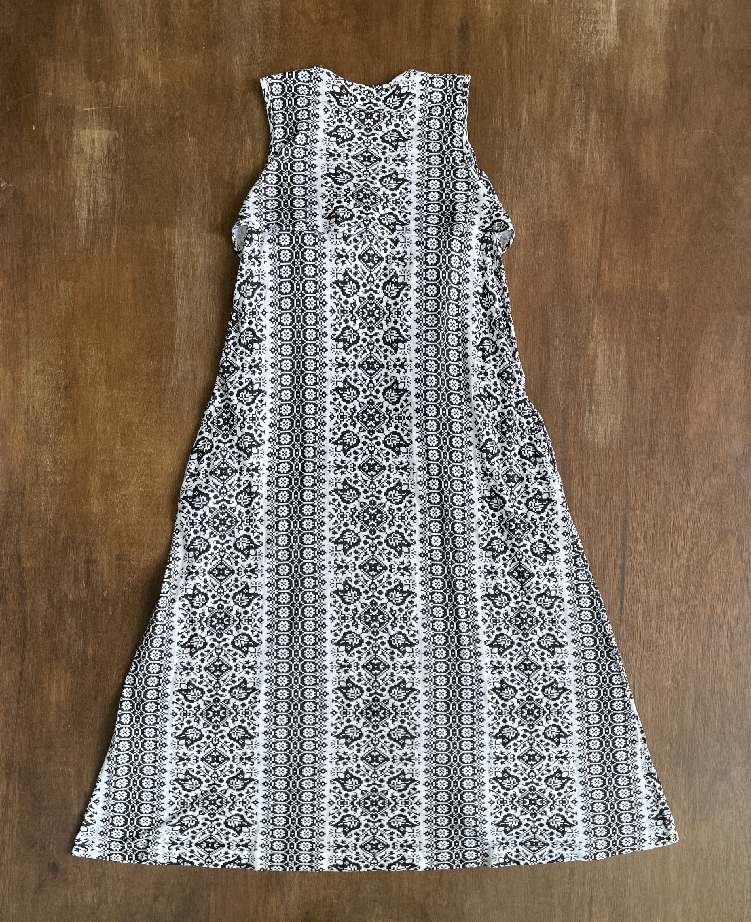 Y's Y’s for living Sleeveless A-Line Dress Black White Size S / US 4 / IT 40 - 8 Thumbnail