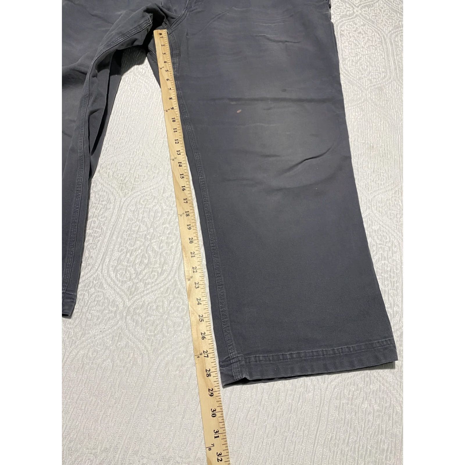 Duluth Trading Company Duluth Trading Flex Fire Hose Pants Mens 42x30 Gray Carpenter Workwear Utility Size US 42 / EU 58 - 5 Thumbnail