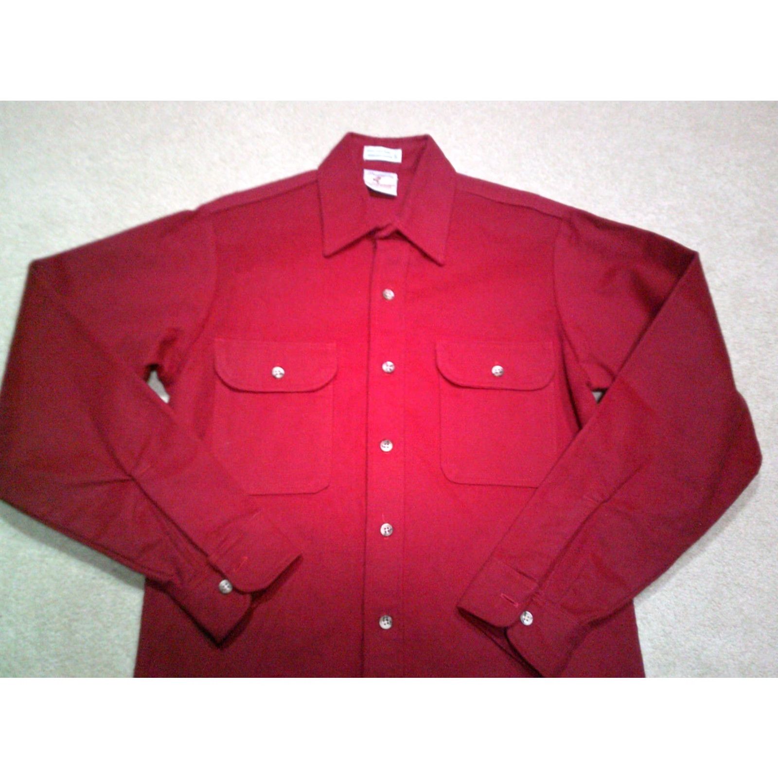 NWOT Prentiss Outdoors Button-Up Shirt Mens L Red Western Casual