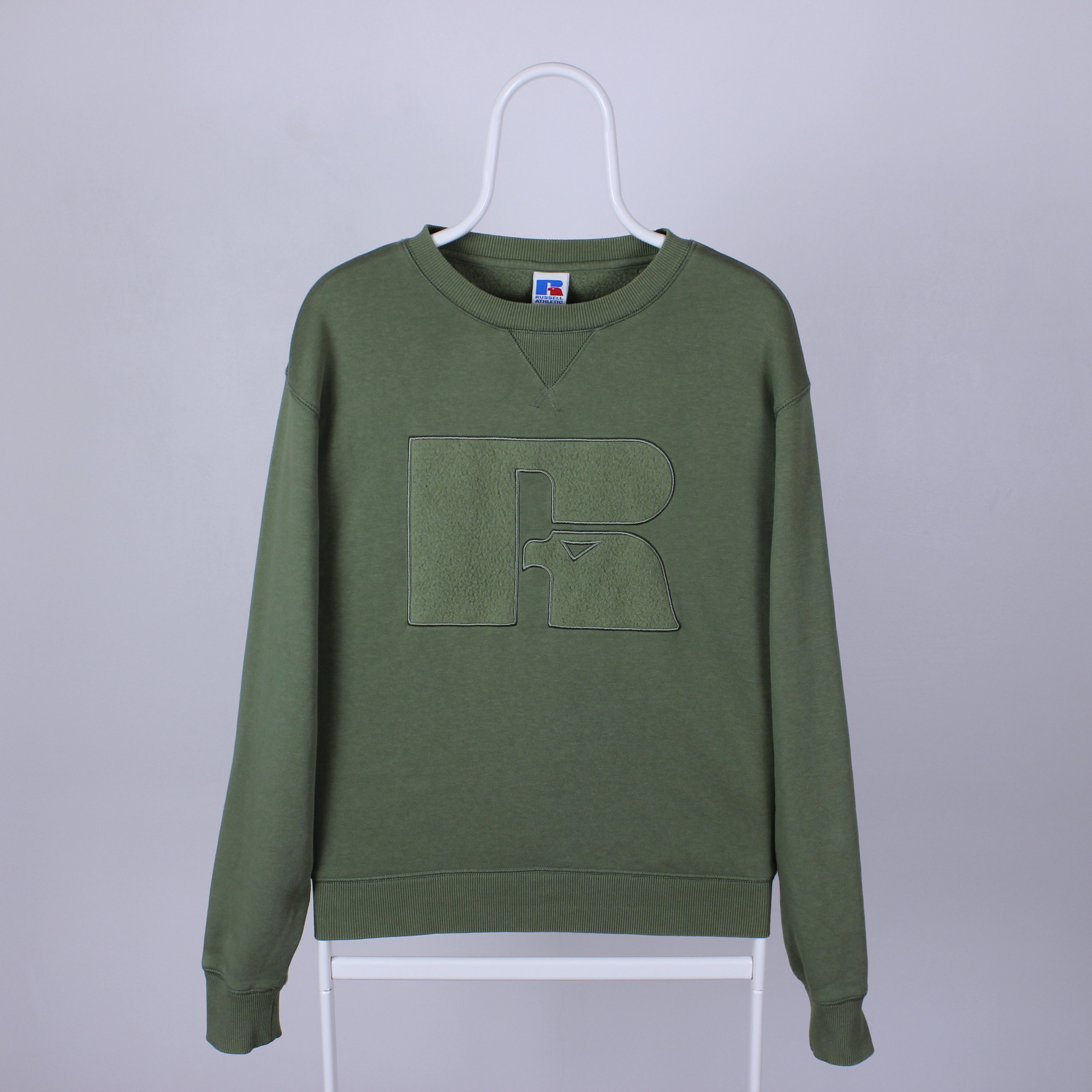 Russell Athletic Russell Athletic sweatshirt centr logo big S green olive Size US S / EU 44-46 / 1 - 7 Thumbnail