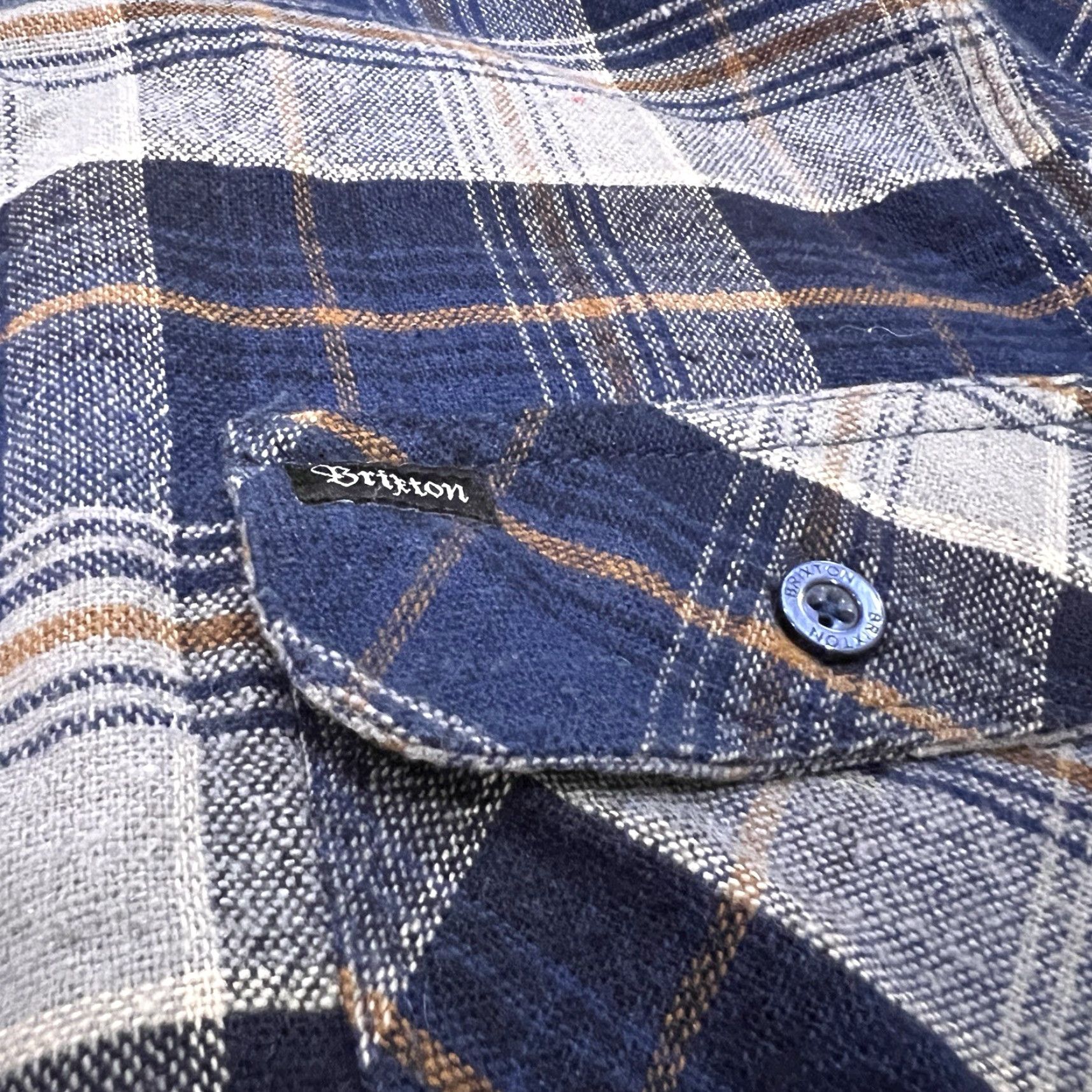 Brixton Brixton Long sleeve Button-down shirt mens M Standard fit bowery flannel Plaid Shirt Size US M / EU 48-50 / 2 - 5 Thumbnail