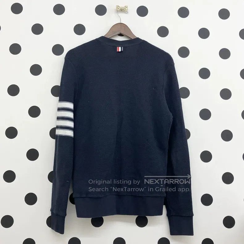 Thom Browne Thom Browne Dark Blue Open Cardigan Jacket Size US L / EU 52-54 / 3 - 2 Thumbnail