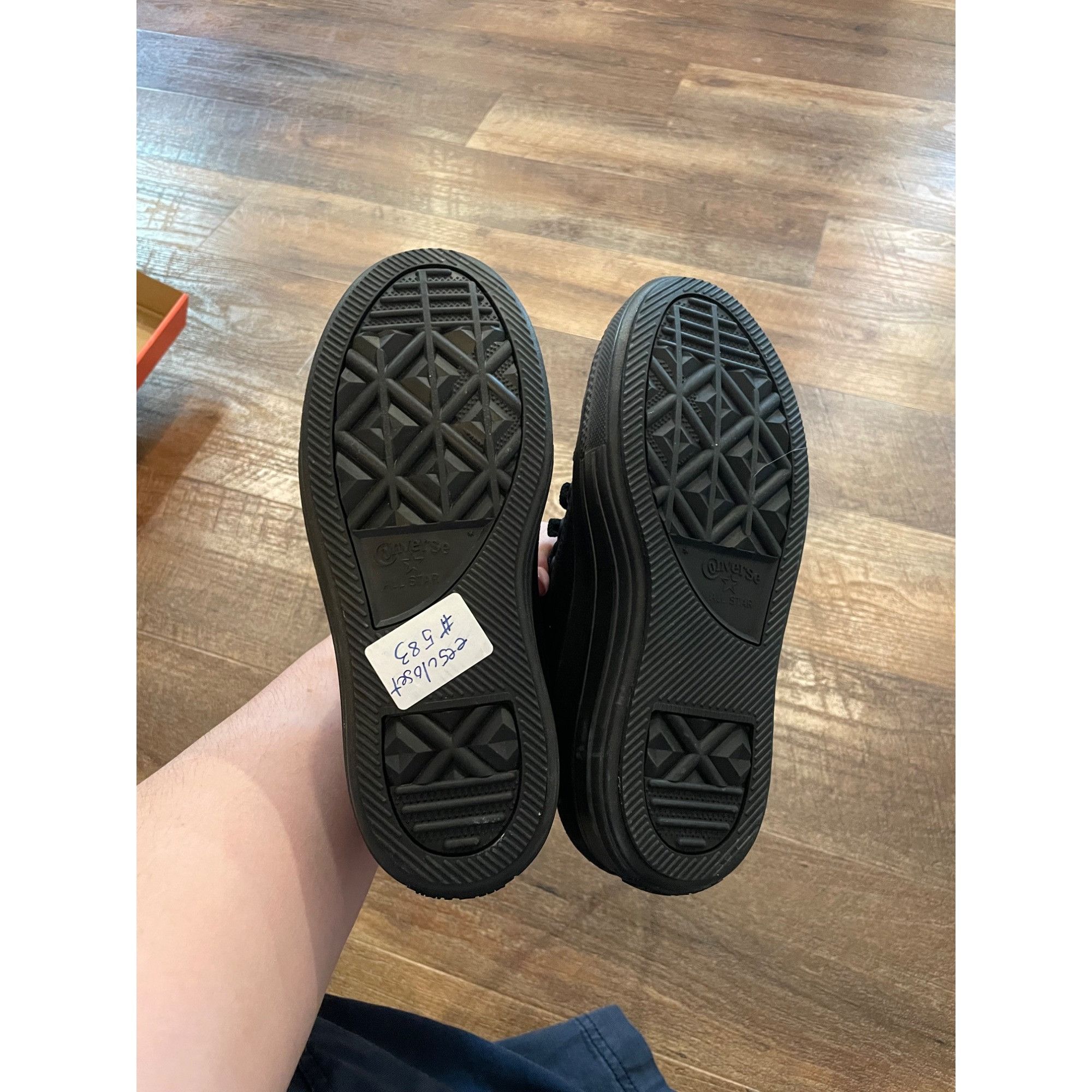 Converse Converse Chuck Taylor All Star Move Hi Top Black Platform Sh Size US 5 / IT 35 - 6 Thumbnail