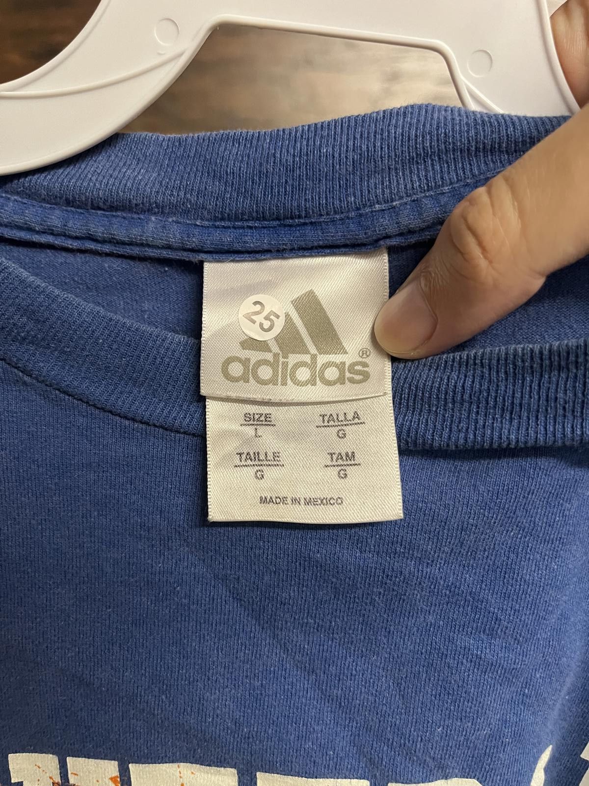 Adidas Y2K Adidas Basketball Department T-shirt 2 Sided - L Size US L / EU 52-54 / 3 - 3 Thumbnail