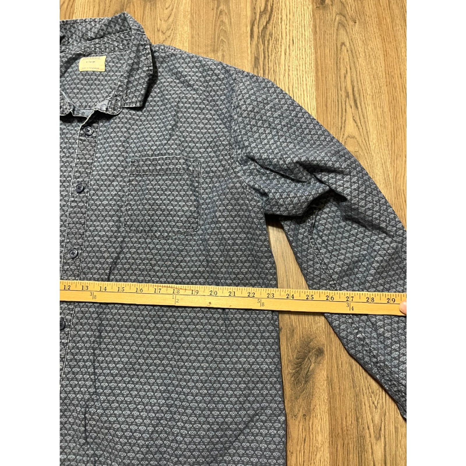 Vintage Method Shirt Men’s XL Blue Button Up Long Sleeve Pocket Shirt Size US XL / EU 56 / 4 - 6 Thumbnail