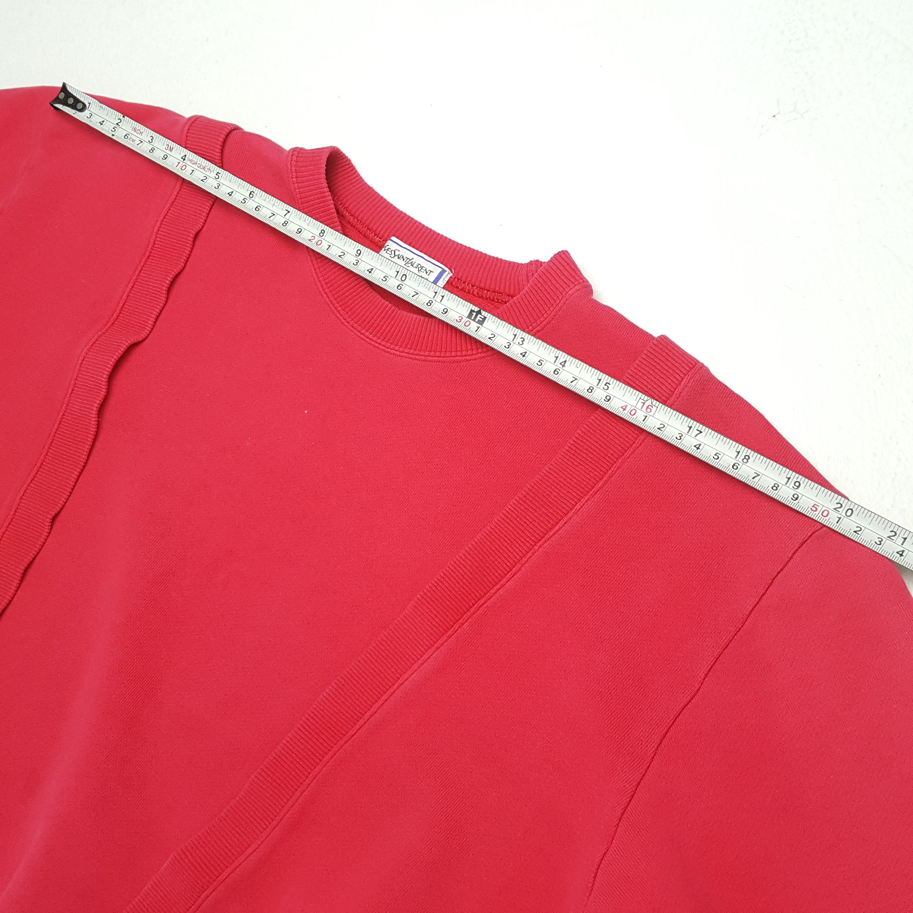 Vintage × Yves Saint Laurent YVES SAINT LAURENT Sweatshirt Luxury Brand Fashion Style Size L / US 10 / IT 46 - 4 Thumbnail