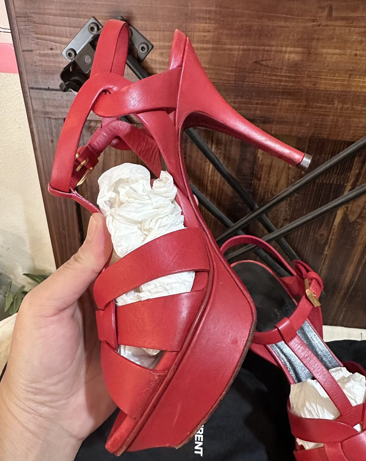 Saint Laurent Paris YSL TRIBUTE PUMPS / size 37/7 Size US 7 / IT 37 - 9 Thumbnail