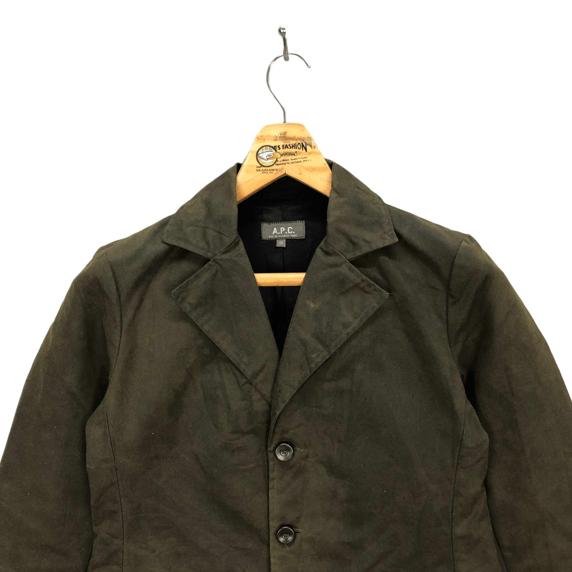A.P.C. VINTAGE A.P.C. COTTON WAXED JACKET #5758-205 Size US XS / EU 42 / 0 - 2 Thumbnail